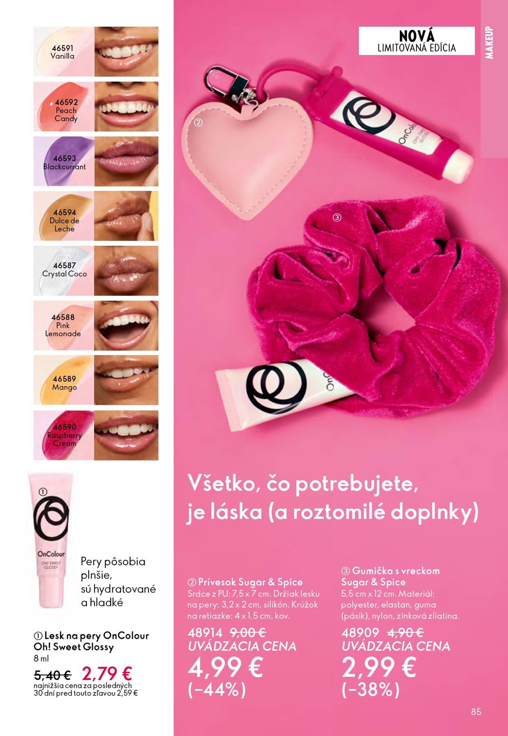 Page 85 of Aktuálny oriflame leták platný od stredy 21.01 do 10.02