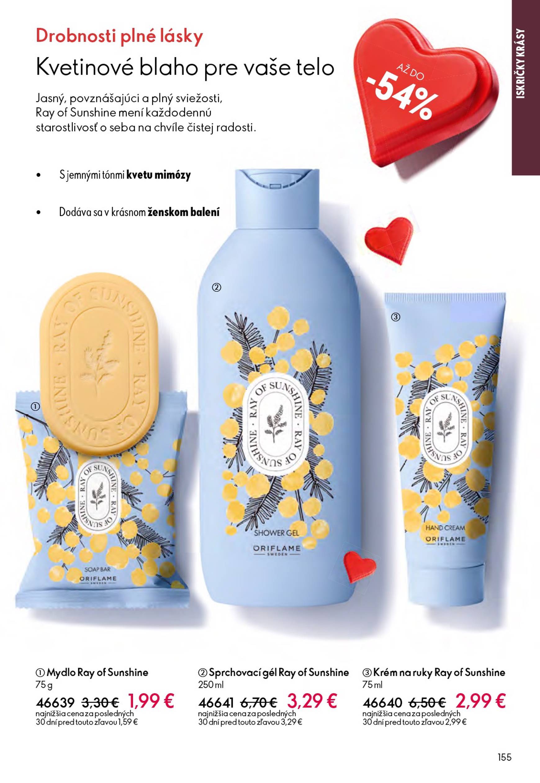 Page 155 of Aktuálny oriflame leták platný od stredy 21.01 do 10.02