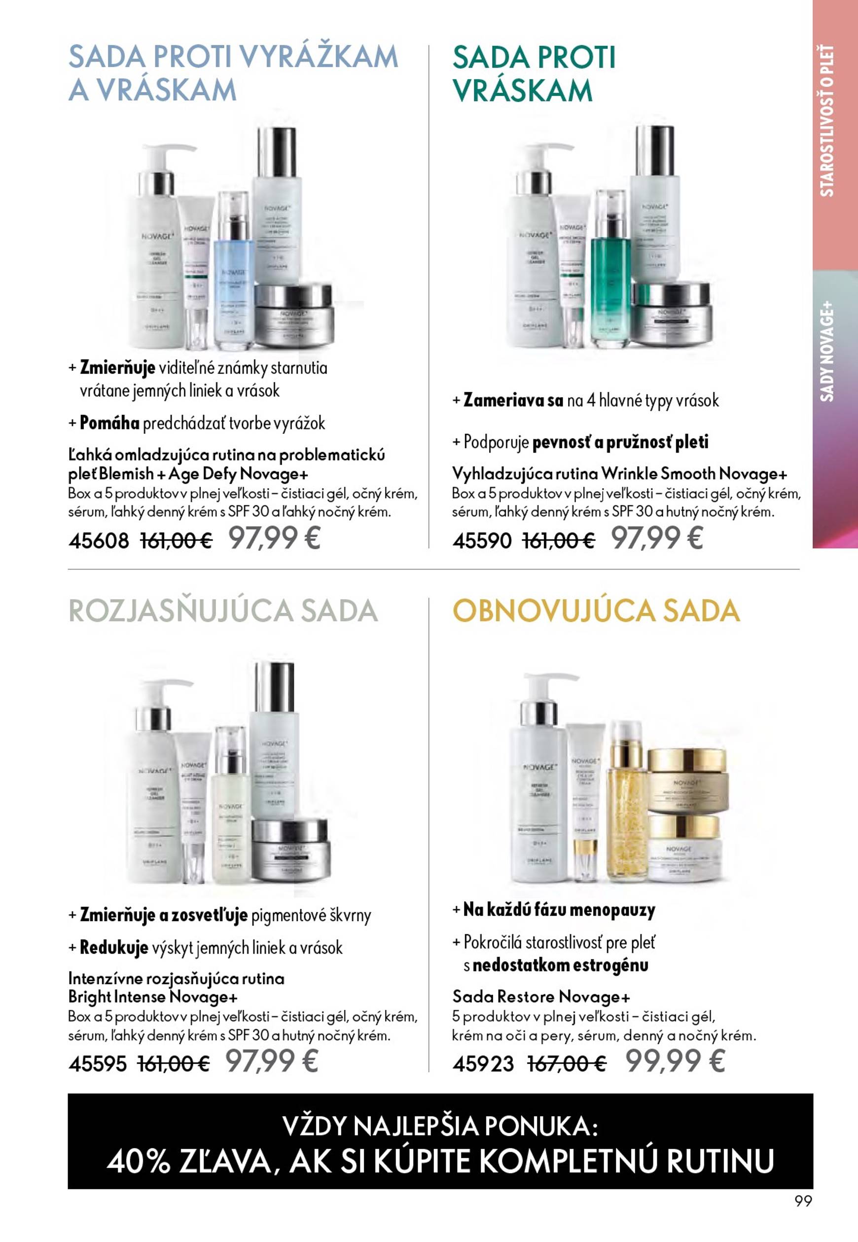 Page 99 of Aktuálny oriflame leták platný od stredy 21.01 do 10.02