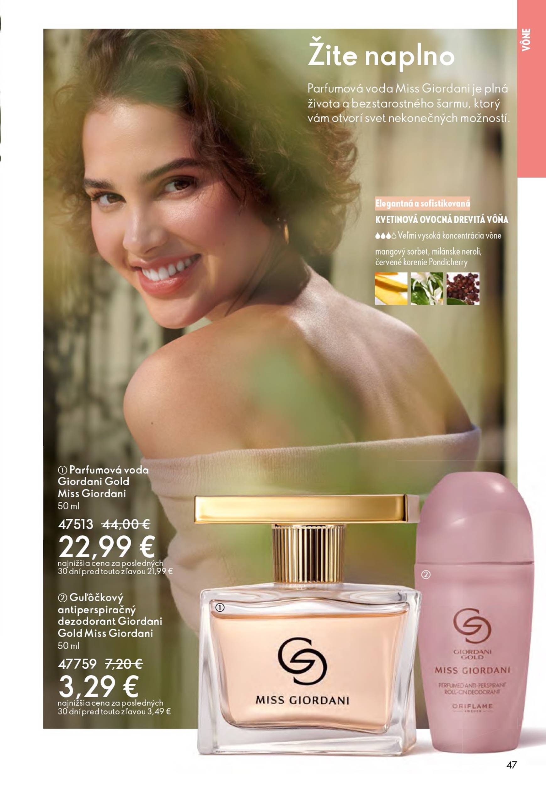 Page 47 of Aktuálny oriflame leták platný od stredy 21.01 do 10.02