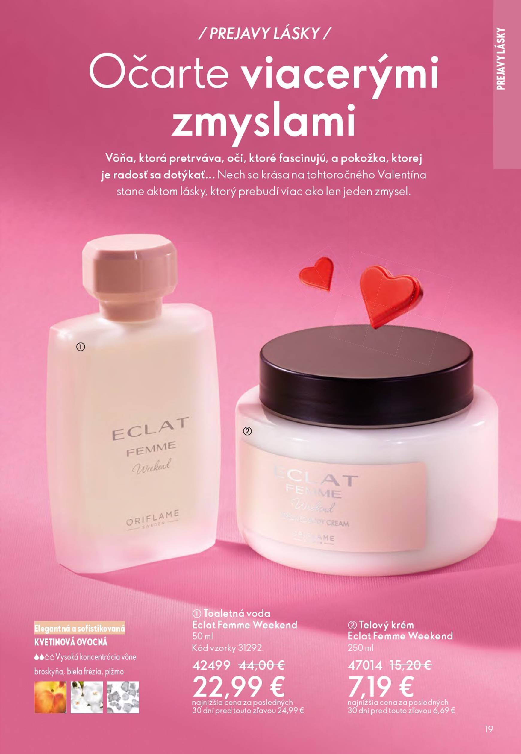 Page 19 of Aktuálny oriflame leták platný od stredy 21.01 do 10.02
