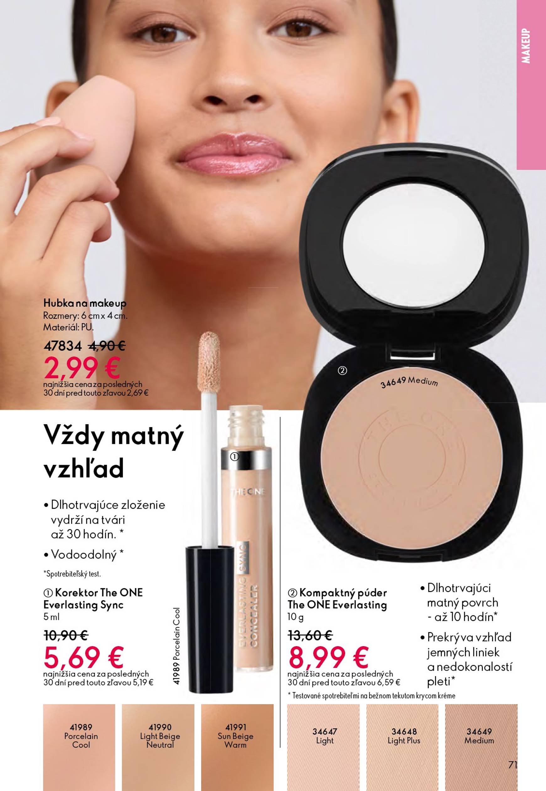 Page 71 of Aktuálny oriflame leták platný od stredy 21.01 do 10.02