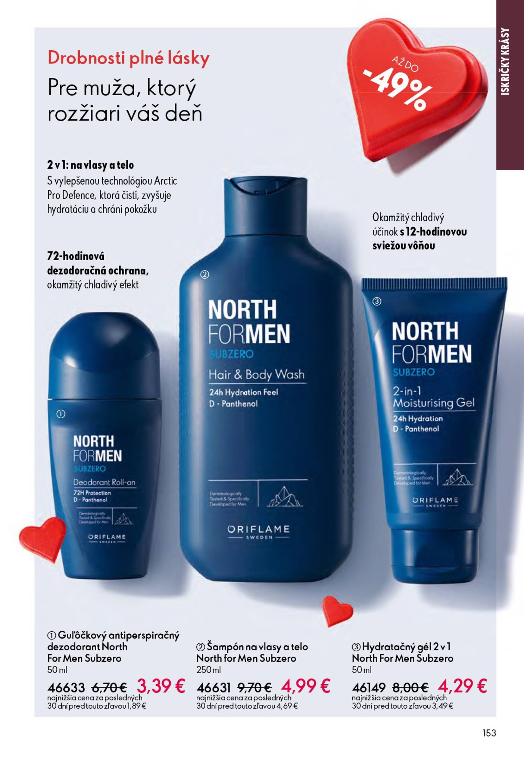 Page 153 of Aktuálny oriflame leták platný od stredy 21.01 do 10.02