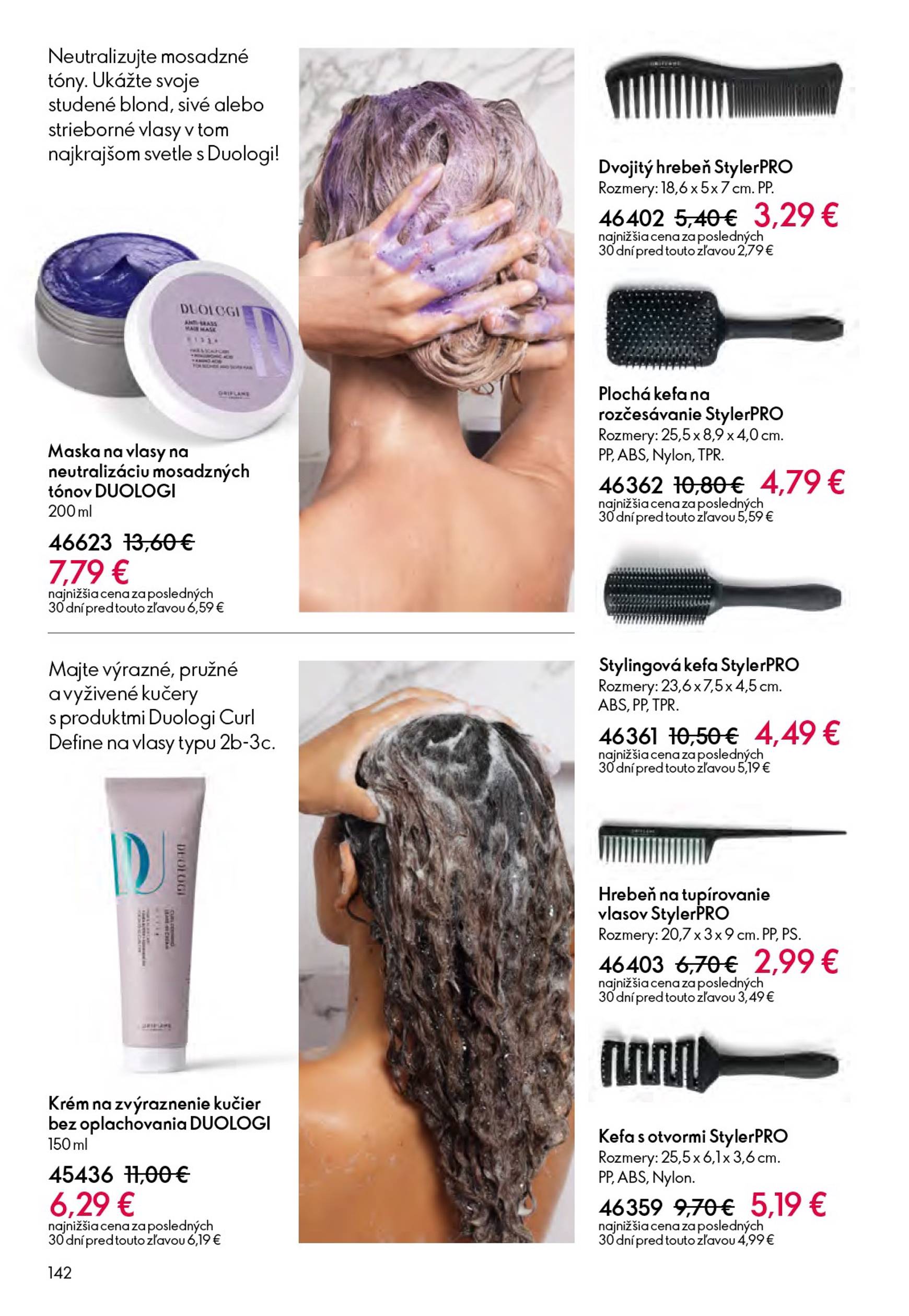Page 142 of Aktuálny oriflame leták platný od stredy 21.01 do 10.02