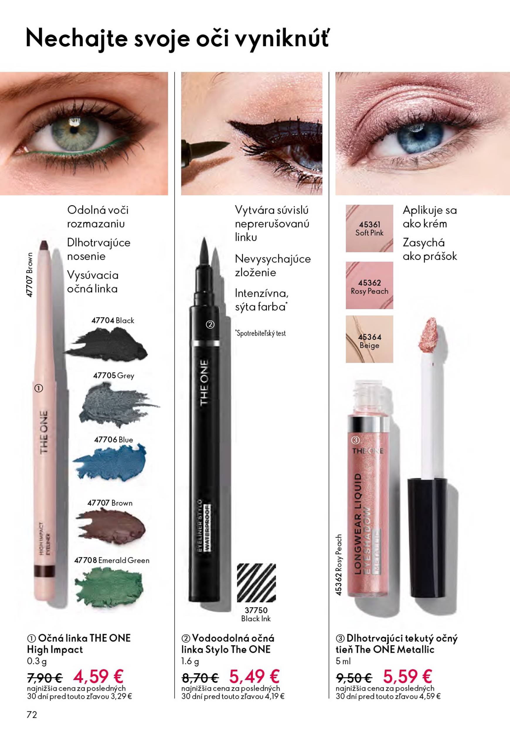 Page 72 of Aktuálny oriflame leták platný od stredy 21.01 do 10.02