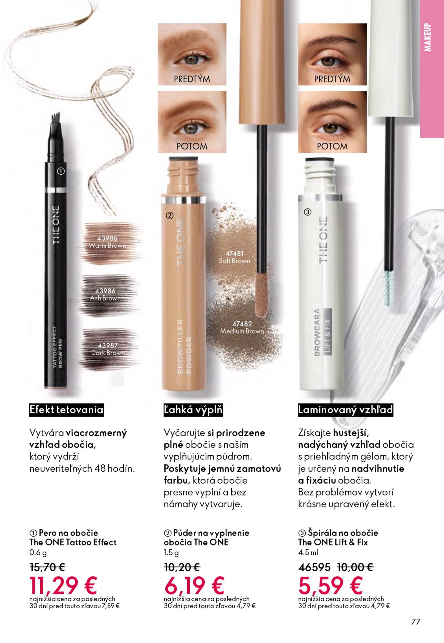 Page 77 of Aktuálny oriflame leták platný od stredy 21.01 do 10.02