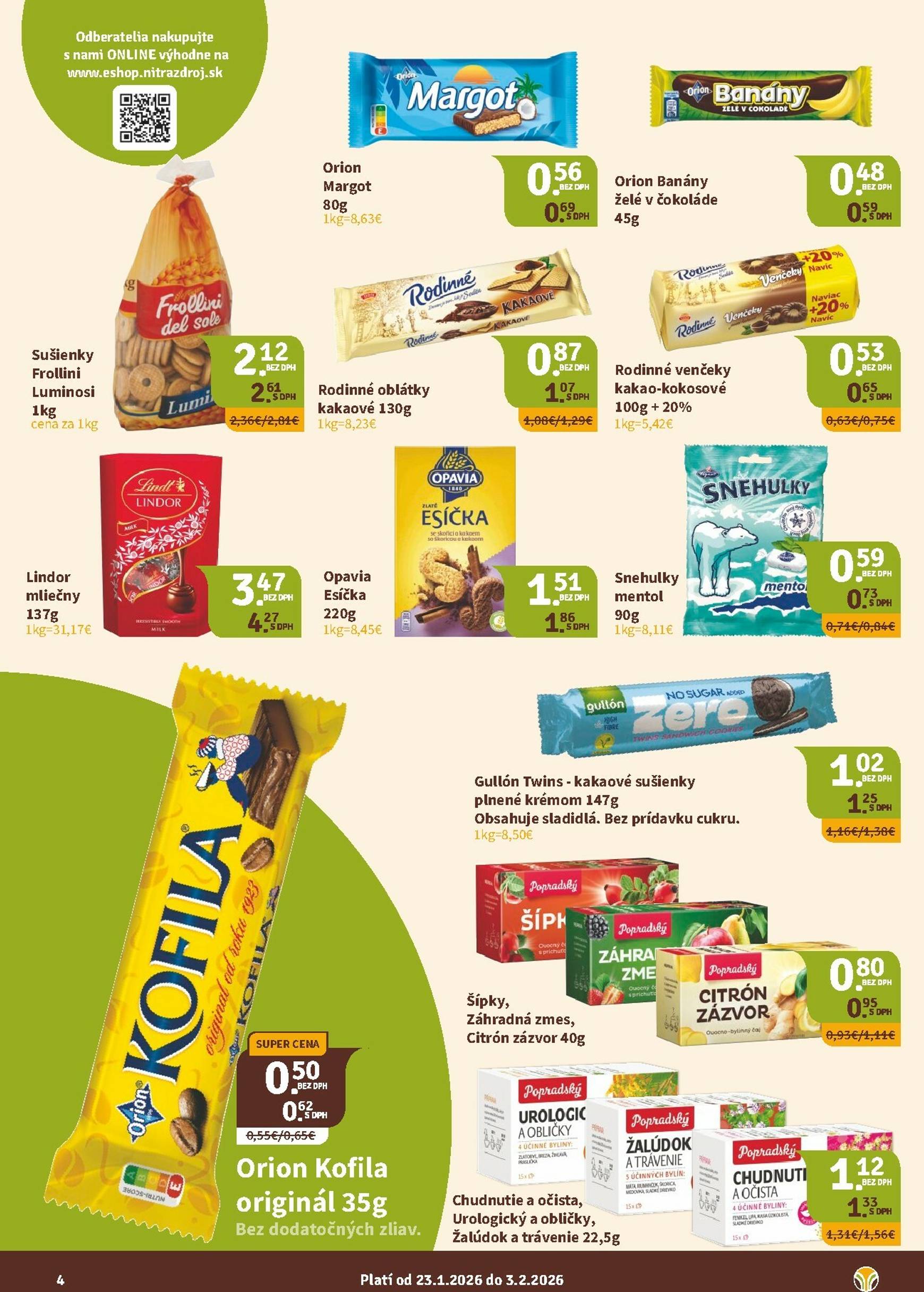 Page 4 of Aktuálny nitrazdroj leták platný od piatka 23.01 do 03.02