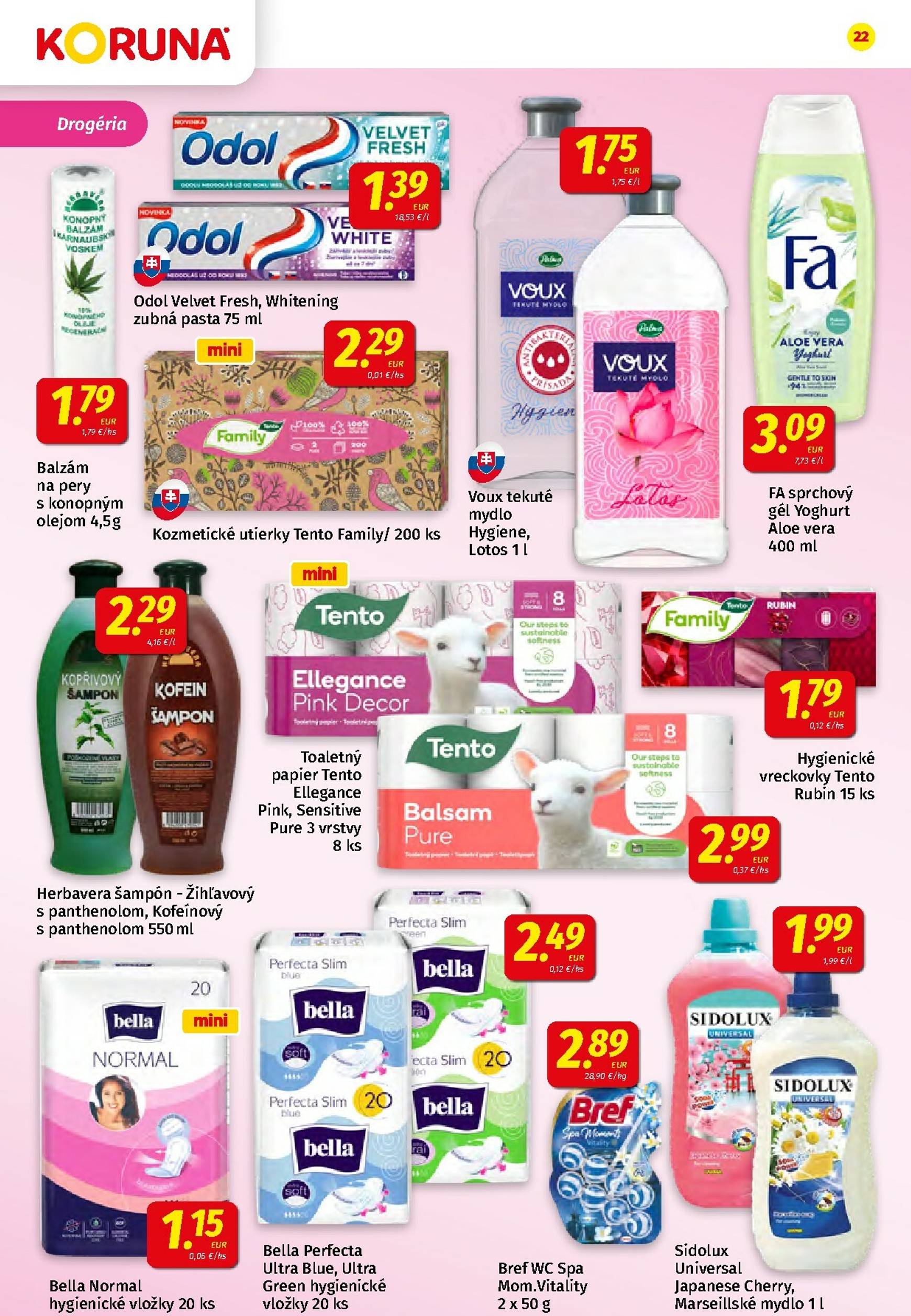 Page 22 of Aktuálny koruna leták platný od piatka 23.01 do 04.02