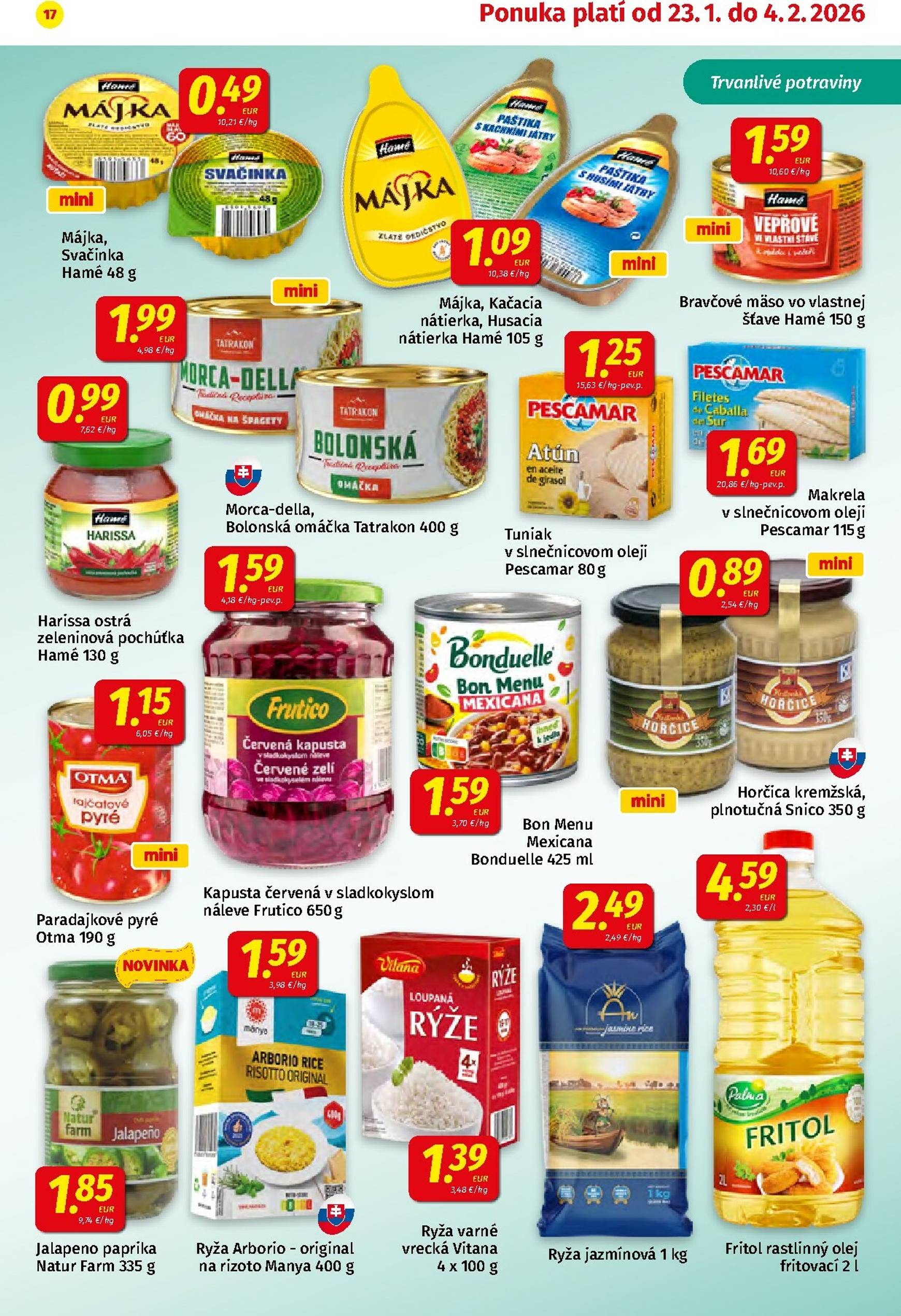 Page 17 of Aktuálny koruna leták platný od piatka 23.01 do 04.02