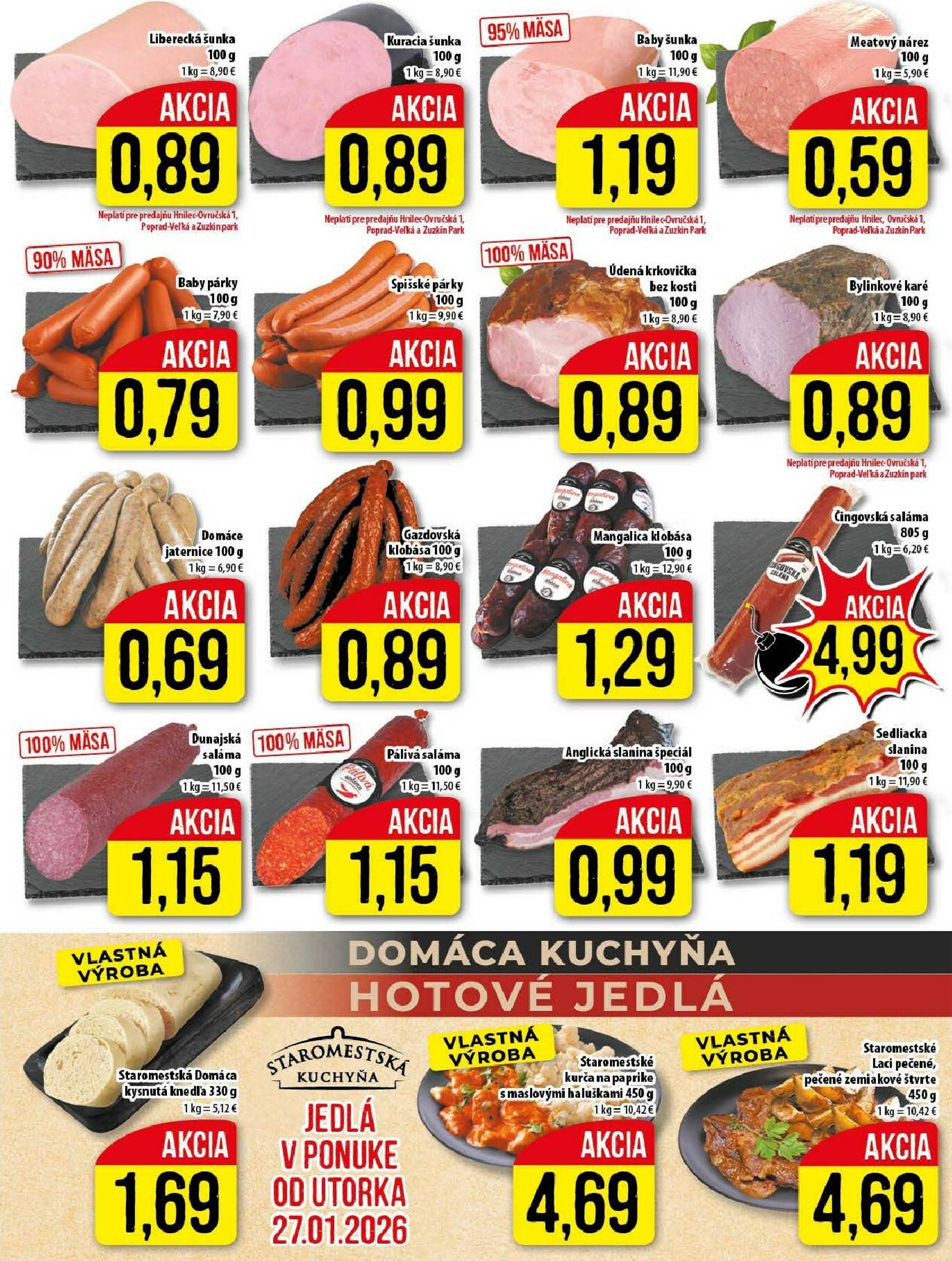 Page 5 of Aktuálny klas leták platný od pondelka 26.01 do 01.02