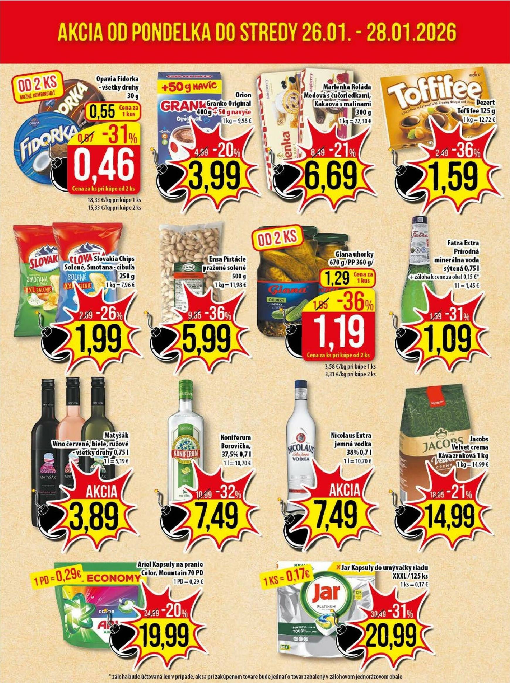 Page 3 of Aktuálny klas leták platný od pondelka 26.01 do 01.02