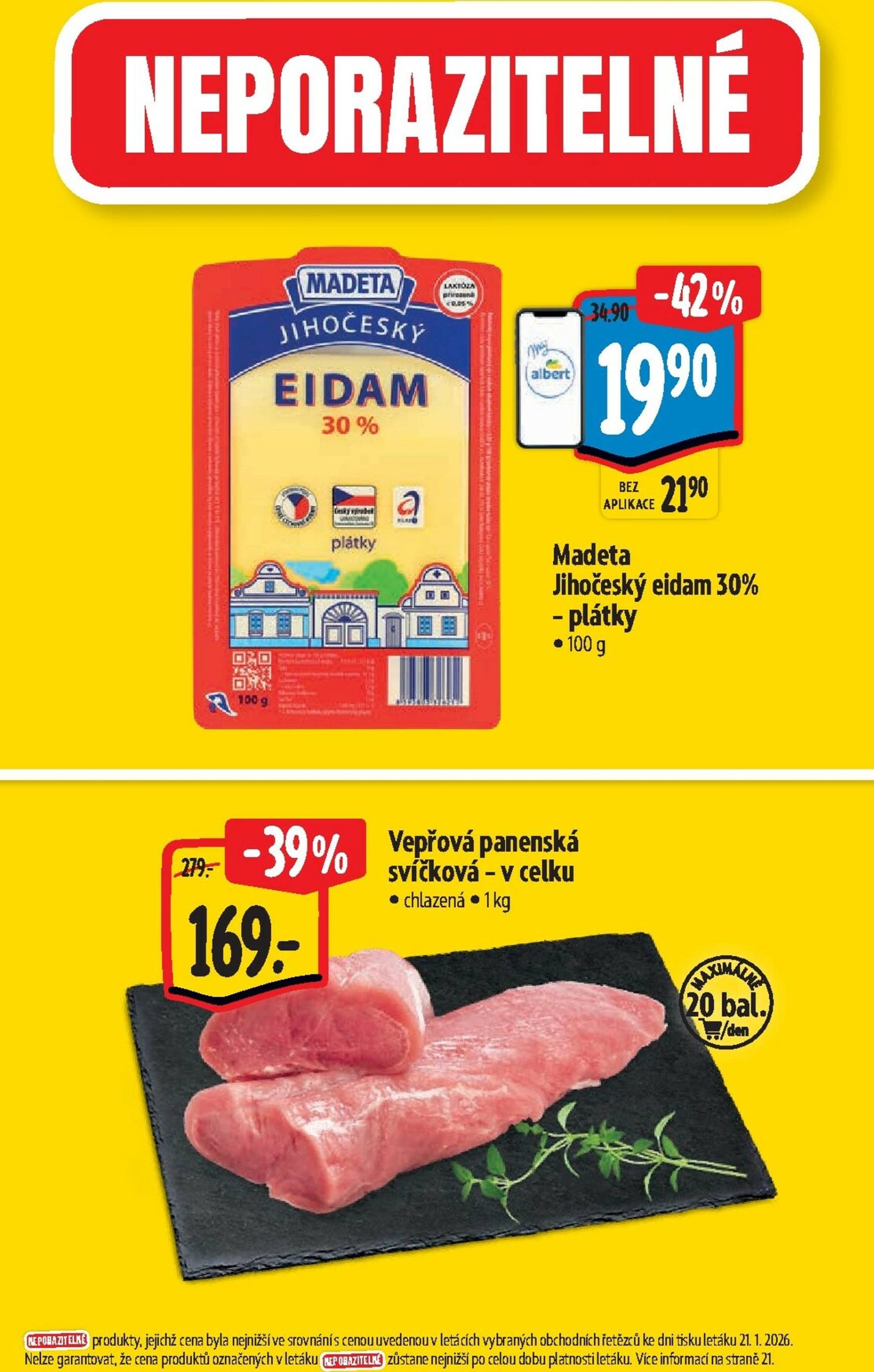 Page 2 of Aktuálny albert-cesko leták platný od stredy 28.01 do 03.02