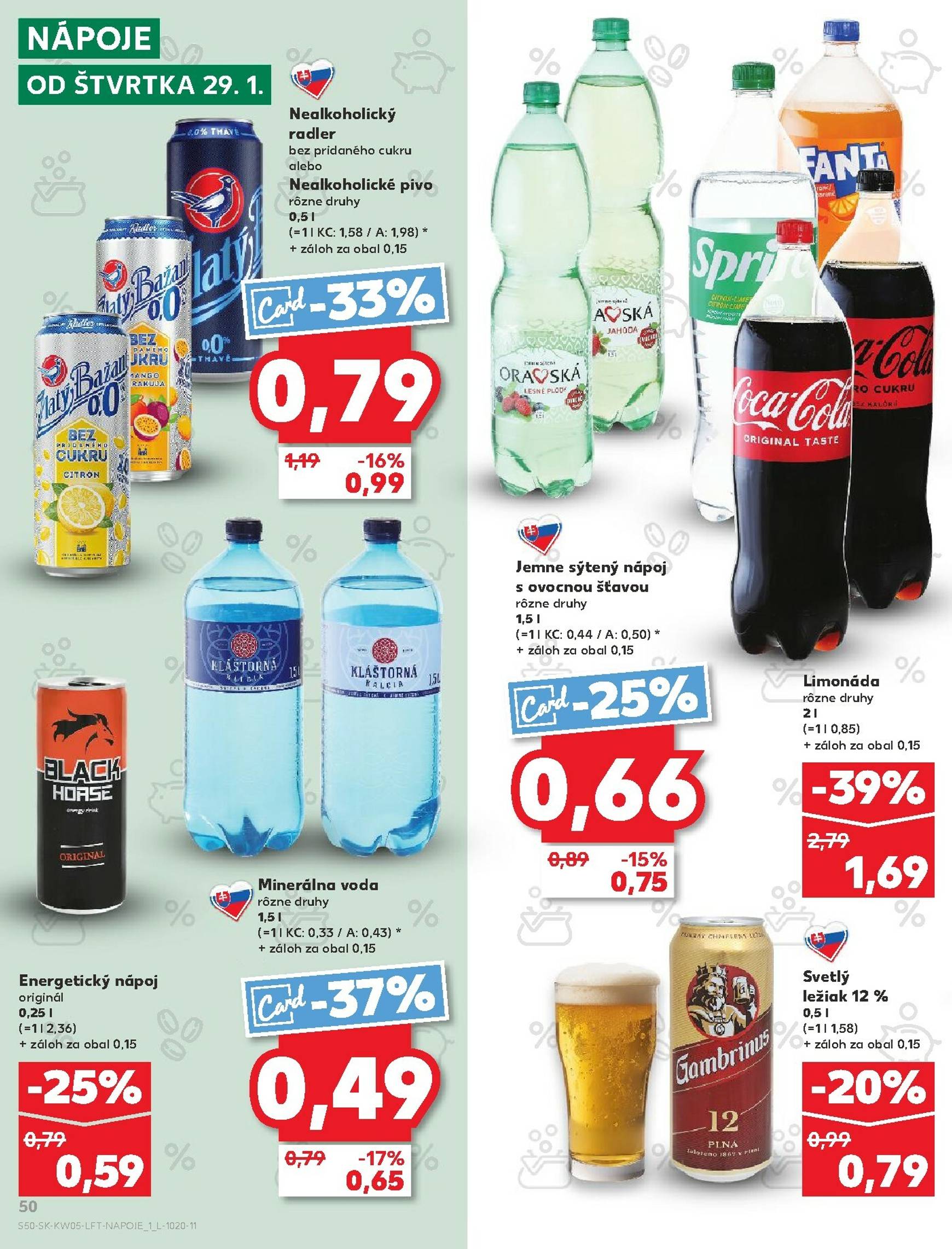 Page 50 of Aktuálny kaufland leták platný od štvrtka 29.01 do 04.02