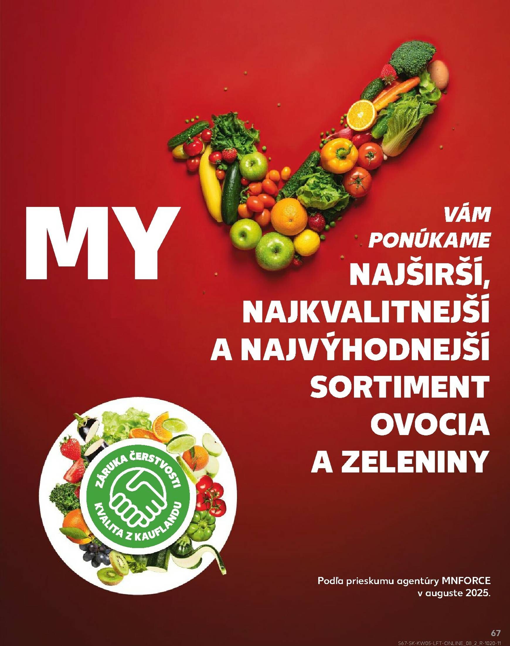 Page 67 of Aktuálny kaufland leták platný od štvrtka 29.01 do 04.02