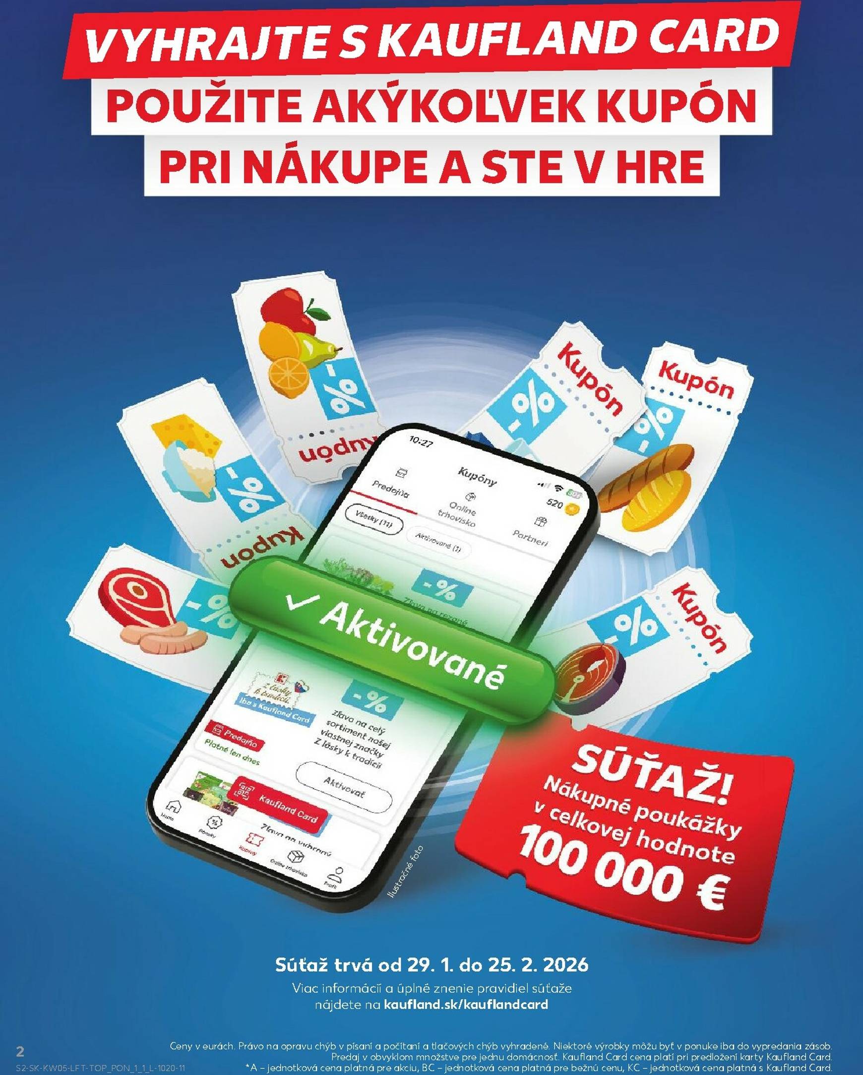 Page 2 of Aktuálny kaufland leták platný od štvrtka 29.01 do 04.02