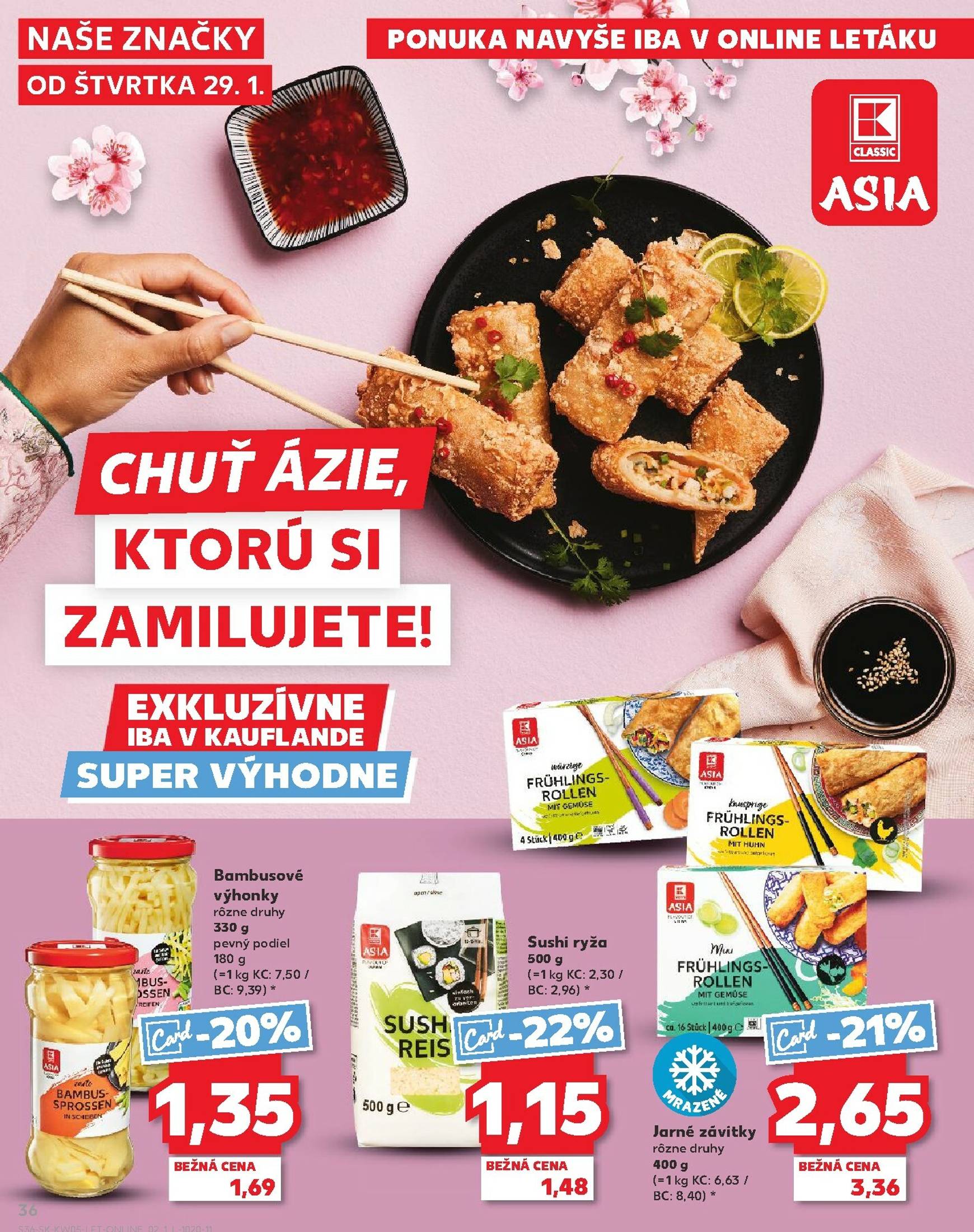 Page 36 of Aktuálny kaufland leták platný od štvrtka 29.01 do 04.02