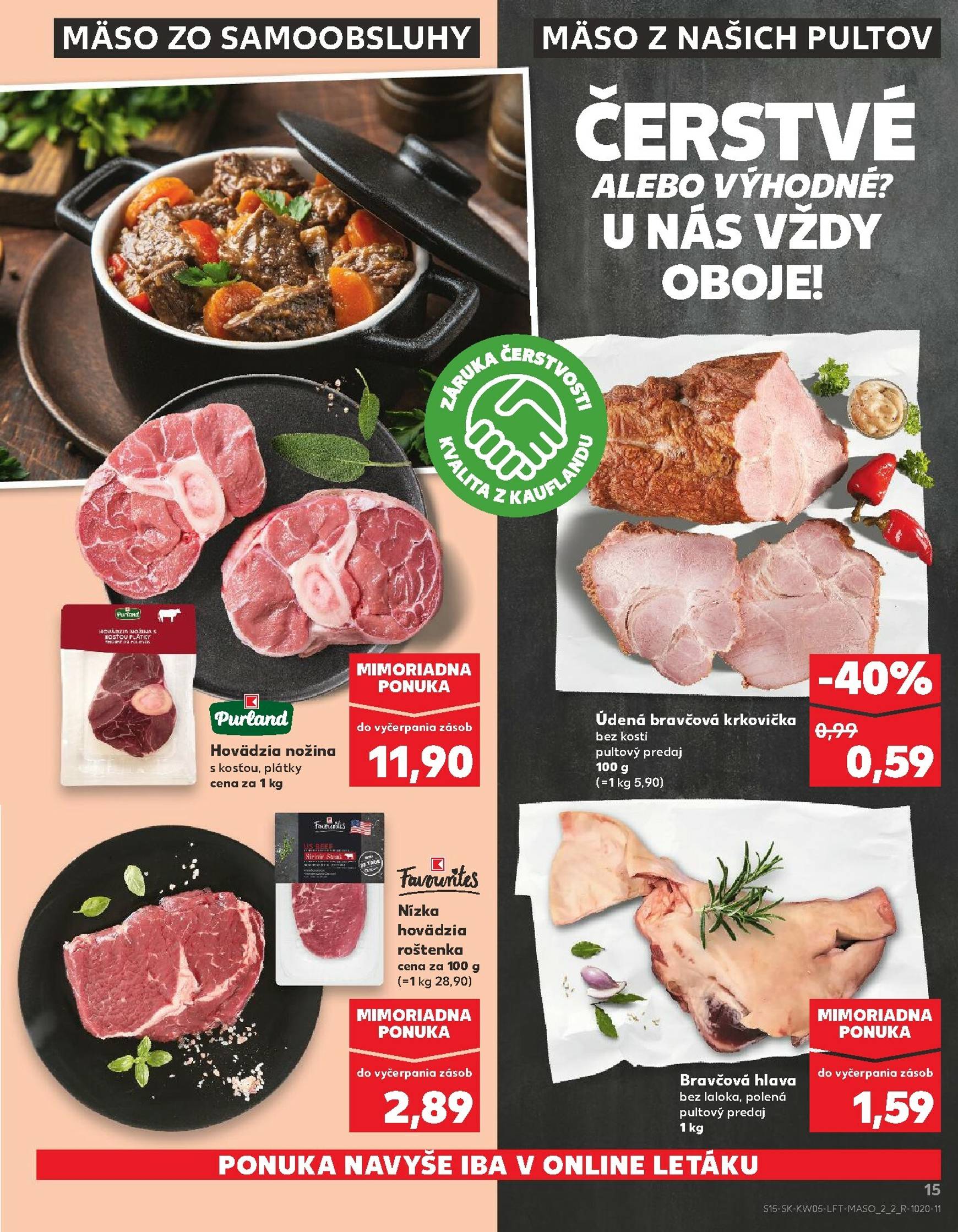 Page 15 of Aktuálny kaufland leták platný od štvrtka 29.01 do 04.02
