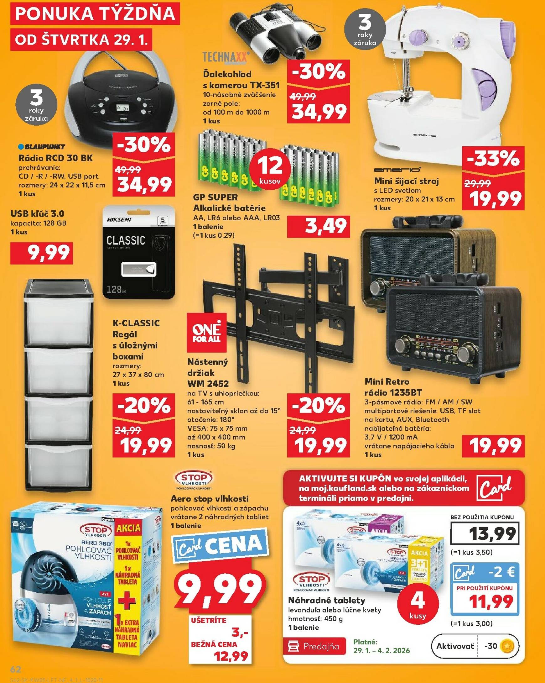 Page 62 of Aktuálny kaufland leták platný od štvrtka 29.01 do 04.02