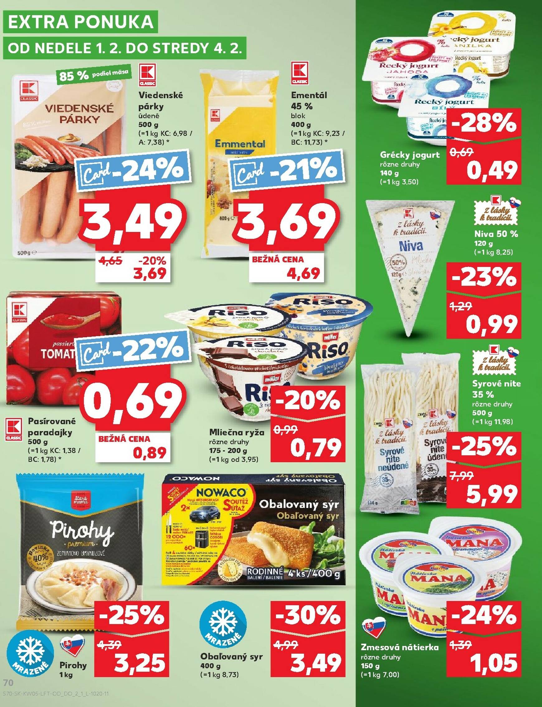Page 70 of Aktuálny kaufland leták platný od štvrtka 29.01 do 04.02