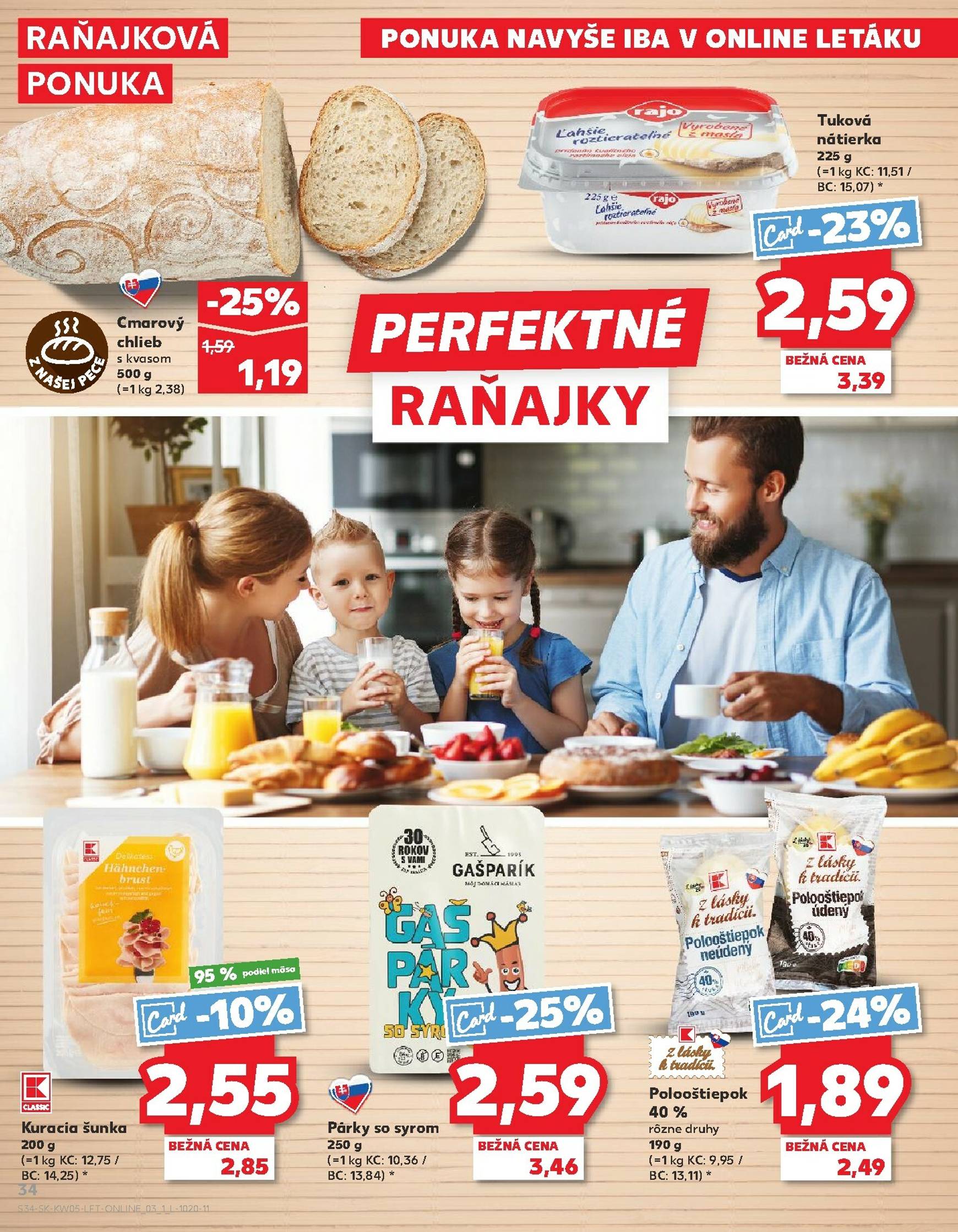 Page 34 of Aktuálny kaufland leták platný od štvrtka 29.01 do 04.02