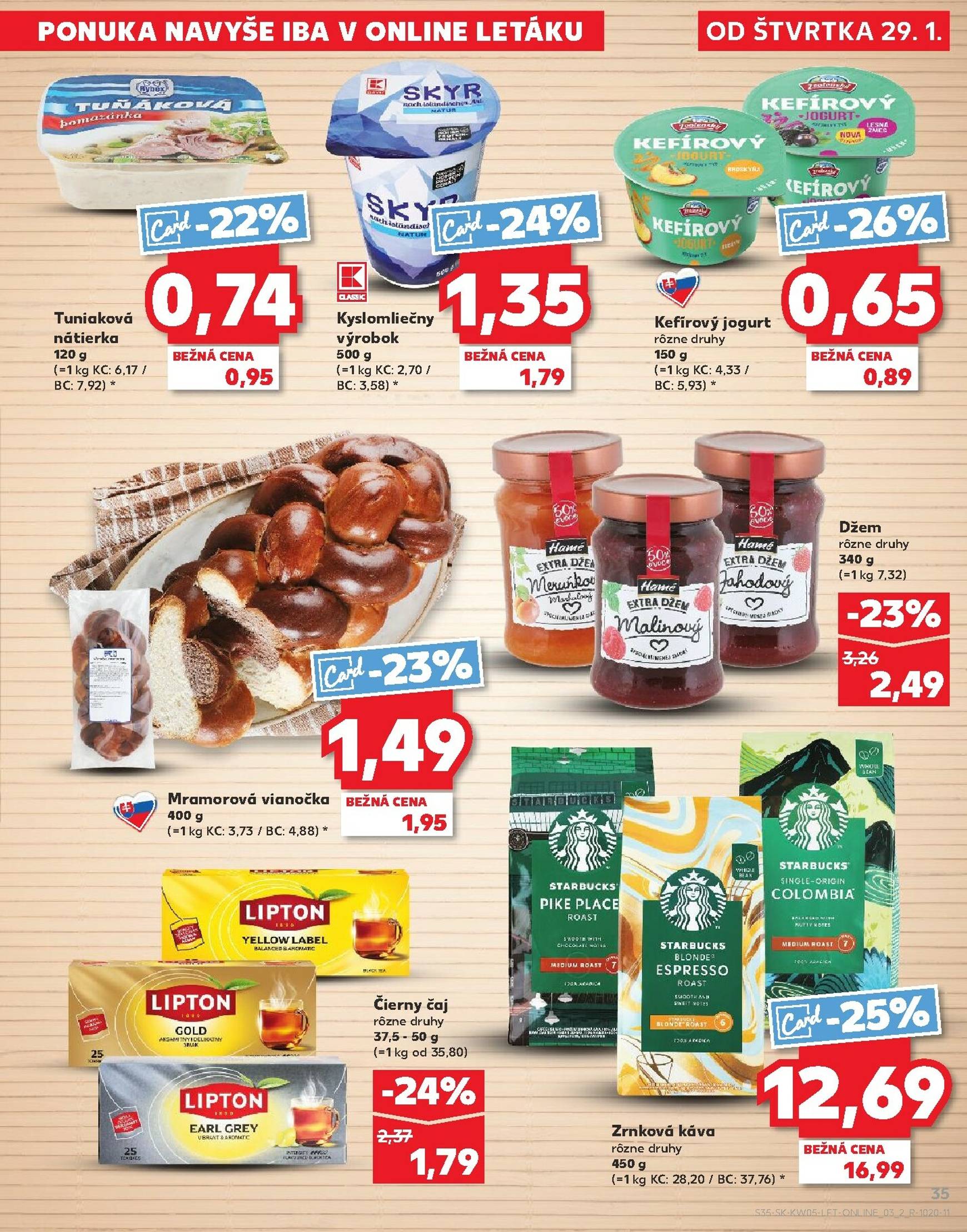 Page 35 of Aktuálny kaufland leták platný od štvrtka 29.01 do 04.02