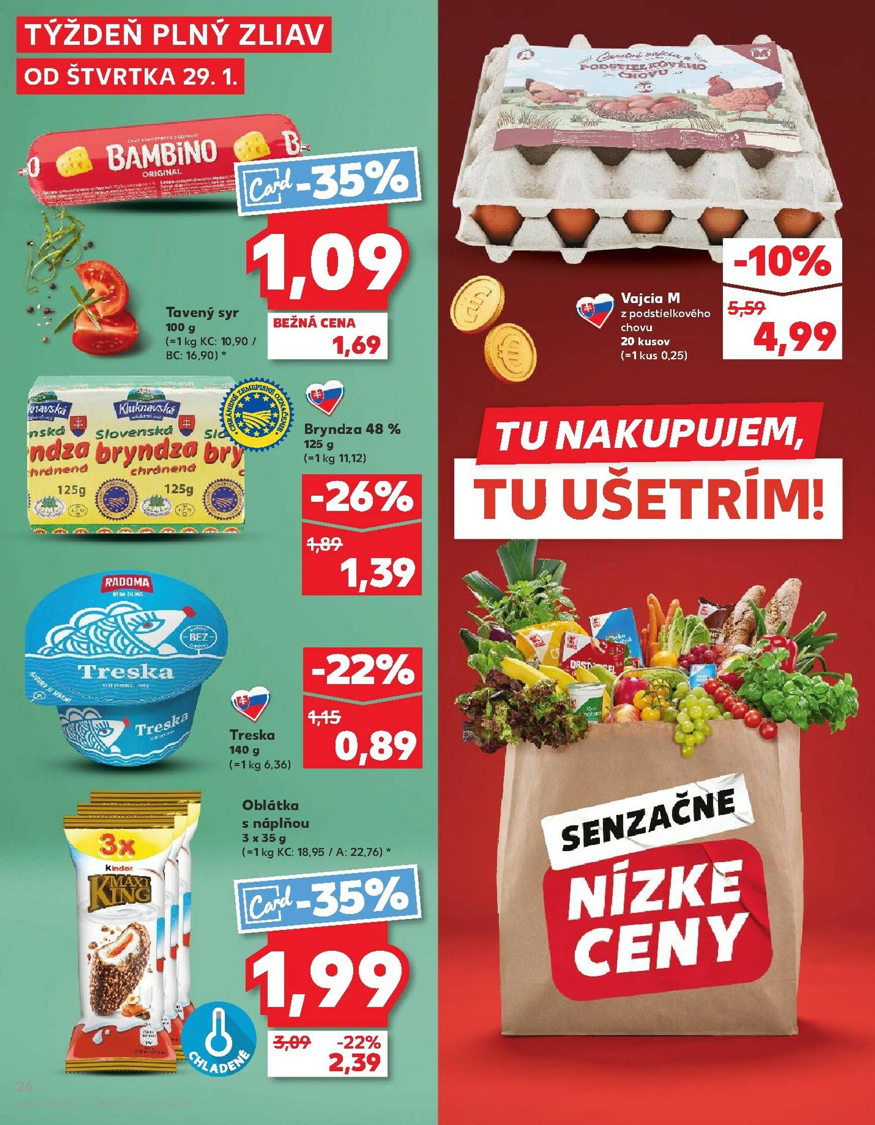 Page 26 of Aktuálny kaufland leták platný od štvrtka 29.01 do 04.02