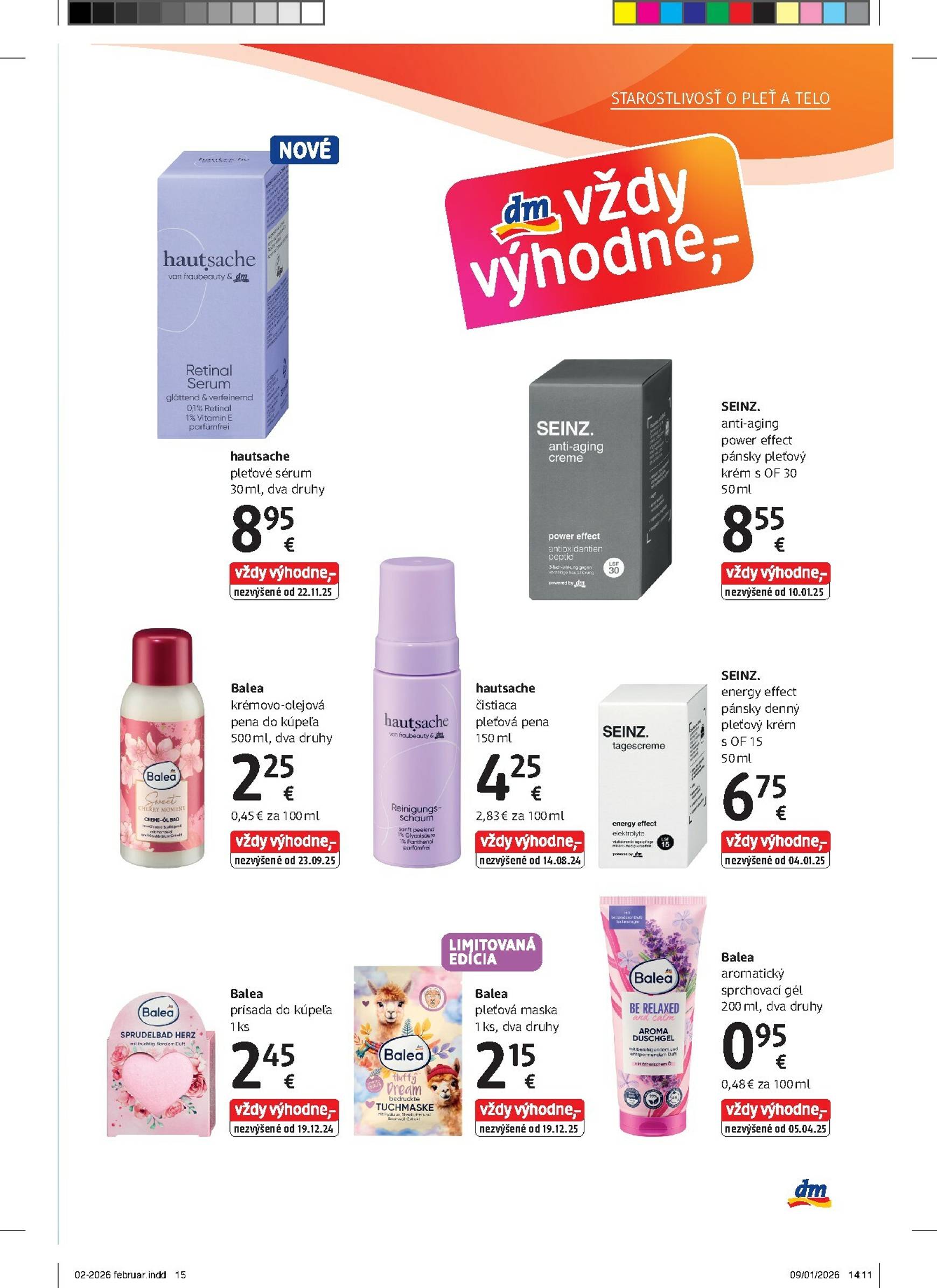 Page 15 of Aktuálny dm-drogerie leták platný od nedele 01.02 do 28.02