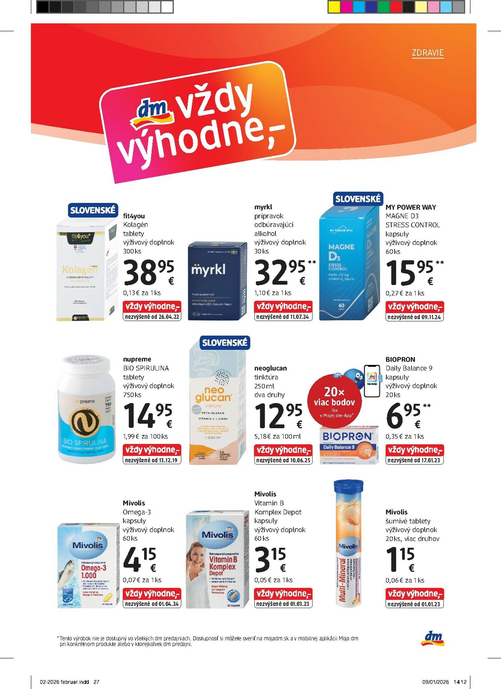 Page 27 of Aktuálny dm-drogerie leták platný od nedele 01.02 do 28.02