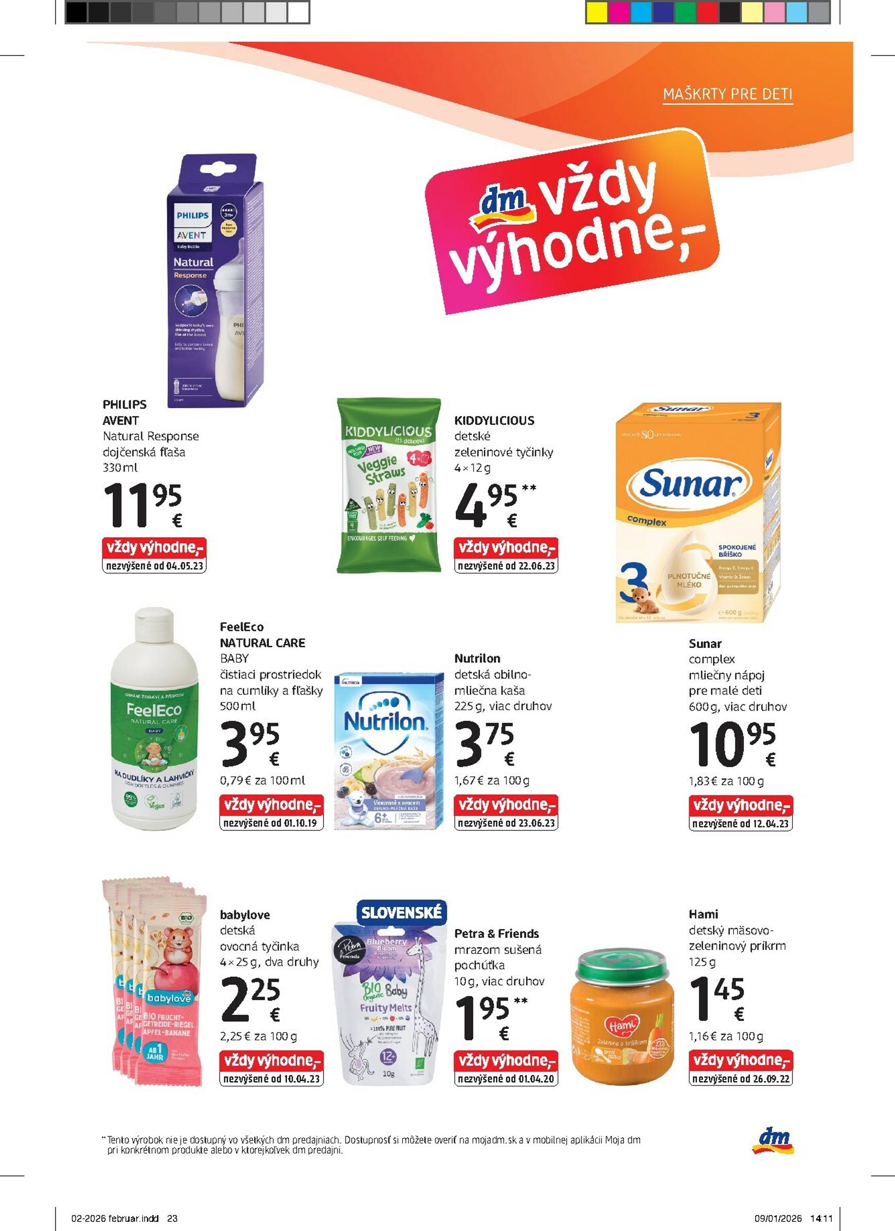 Page 23 of Aktuálny dm-drogerie leták platný od nedele 01.02 do 28.02