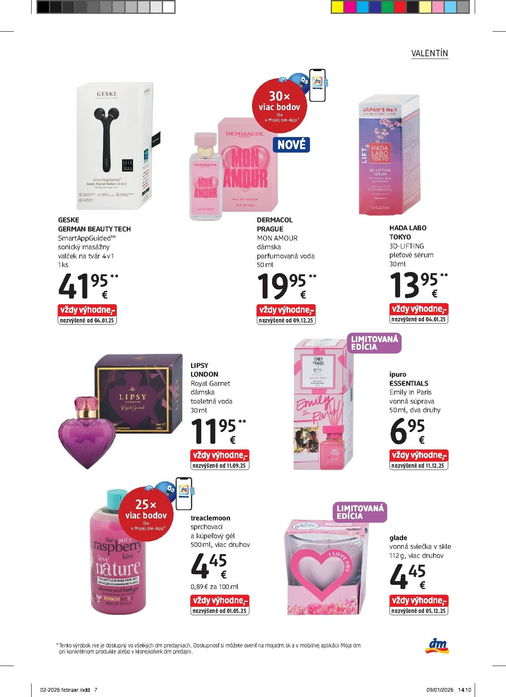 Page 7 of Aktuálny dm-drogerie leták platný od nedele 01.02 do 28.02