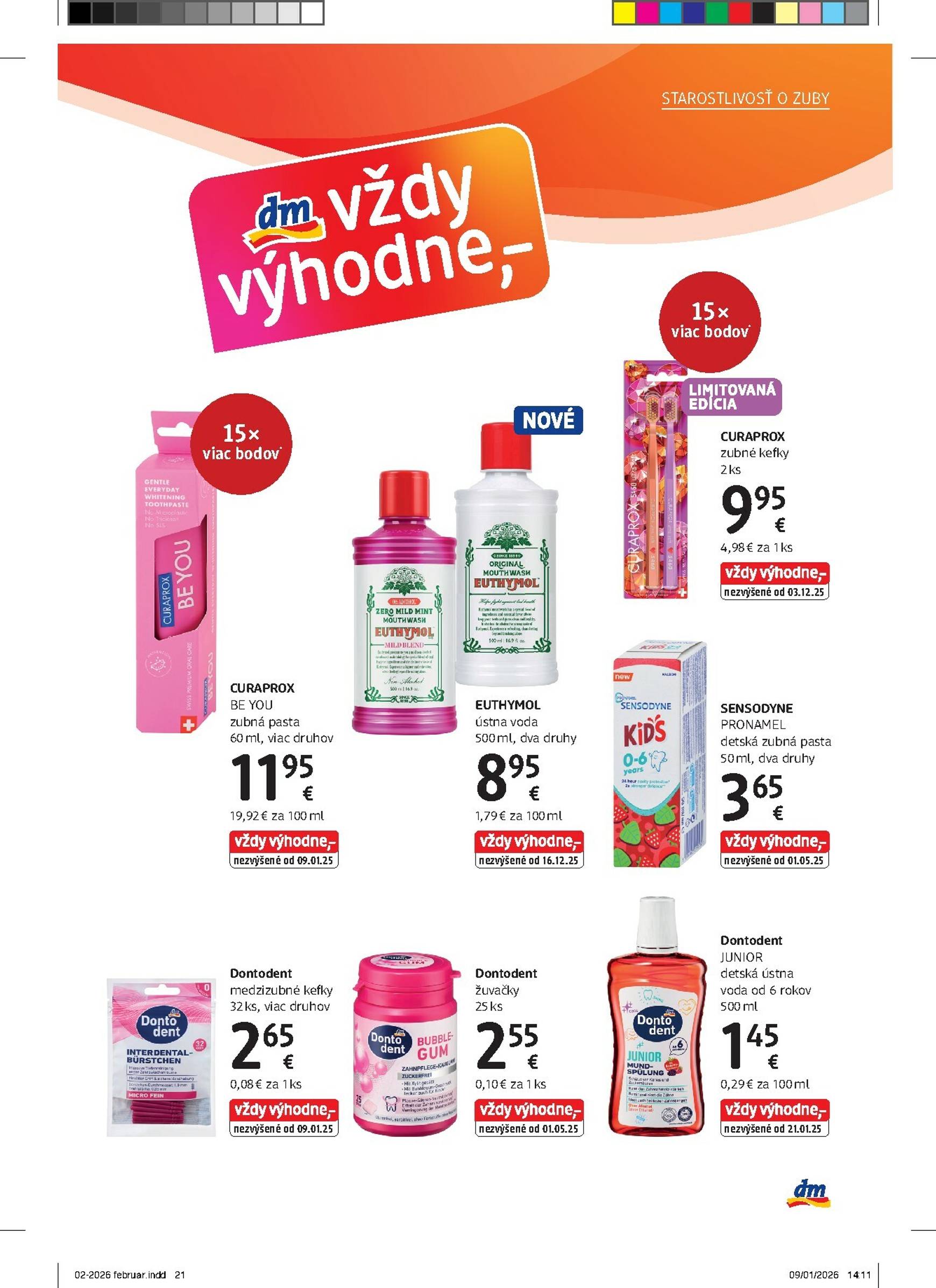 Page 21 of Aktuálny dm-drogerie leták platný od nedele 01.02 do 28.02