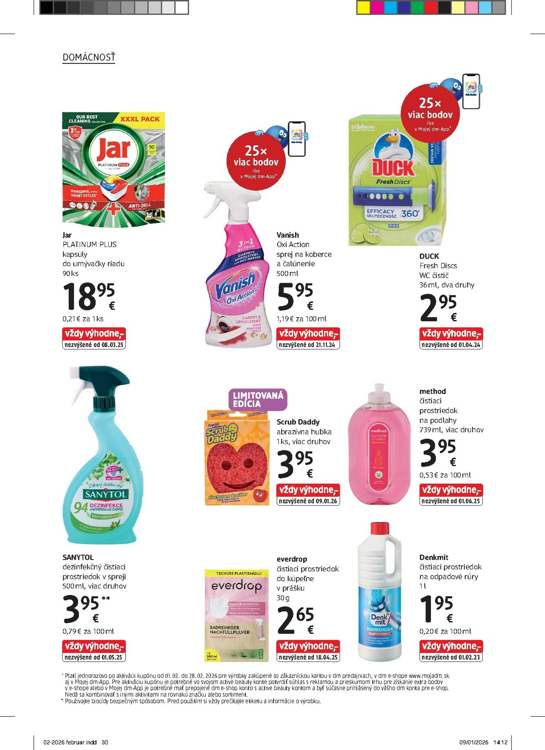 Page 30 of Aktuálny dm-drogerie leták platný od nedele 01.02 do 28.02