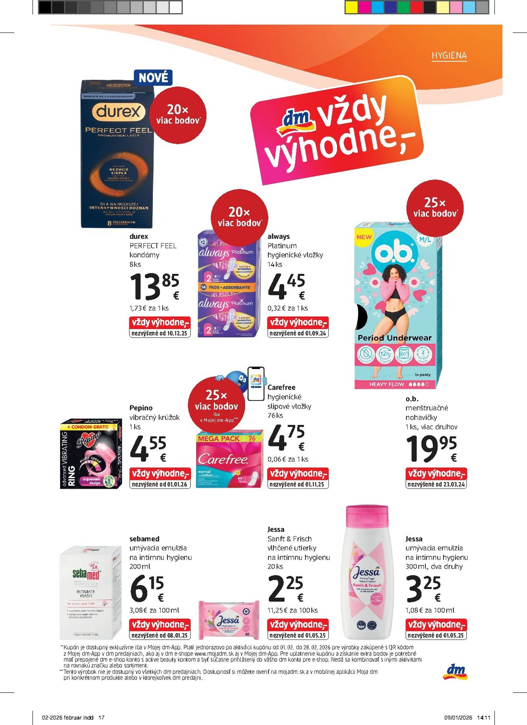 Page 17 of Aktuálny dm-drogerie leták platný od nedele 01.02 do 28.02