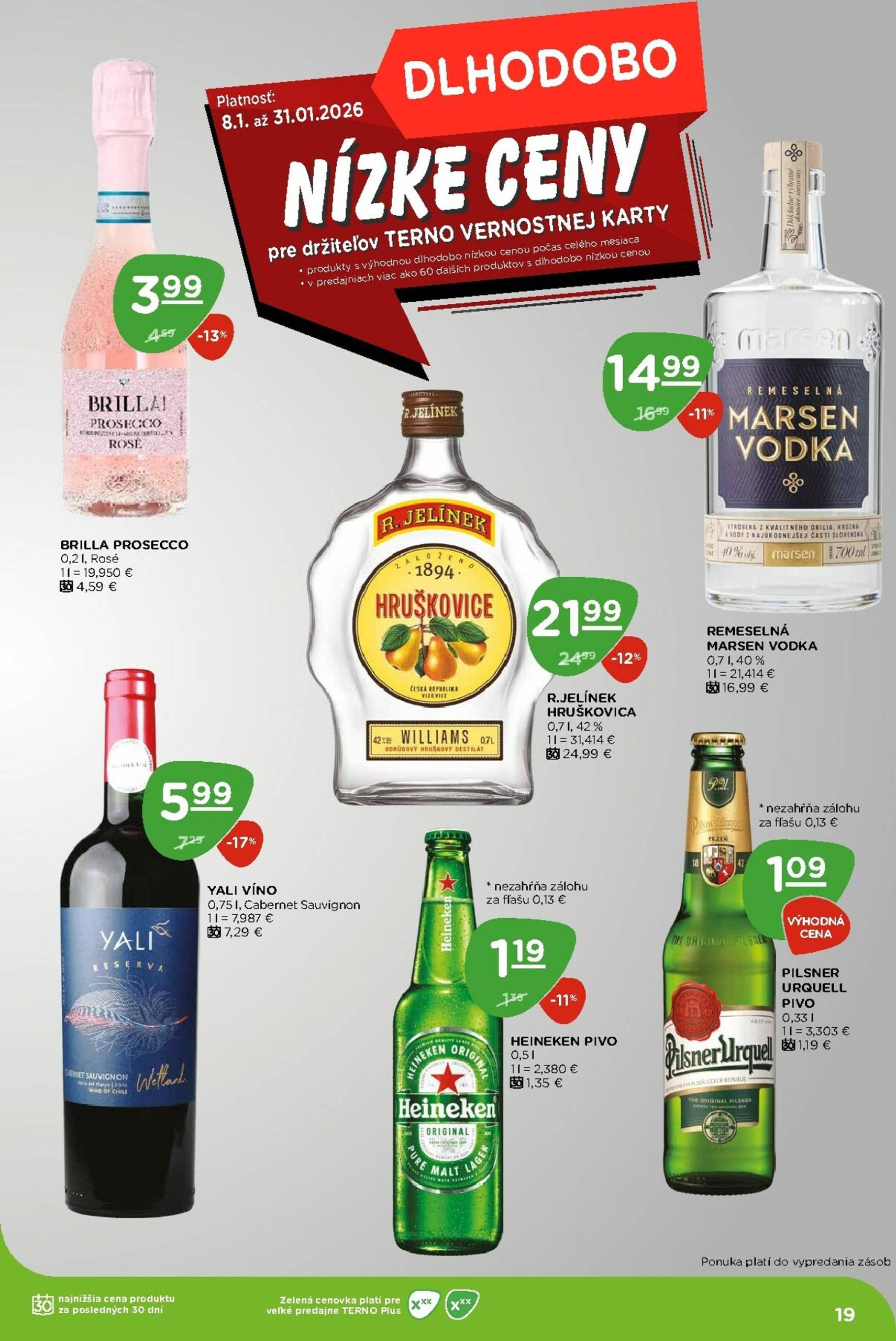 Page 19 of Aktuálny terno leták platný od štvrtka 29.01 do 04.02