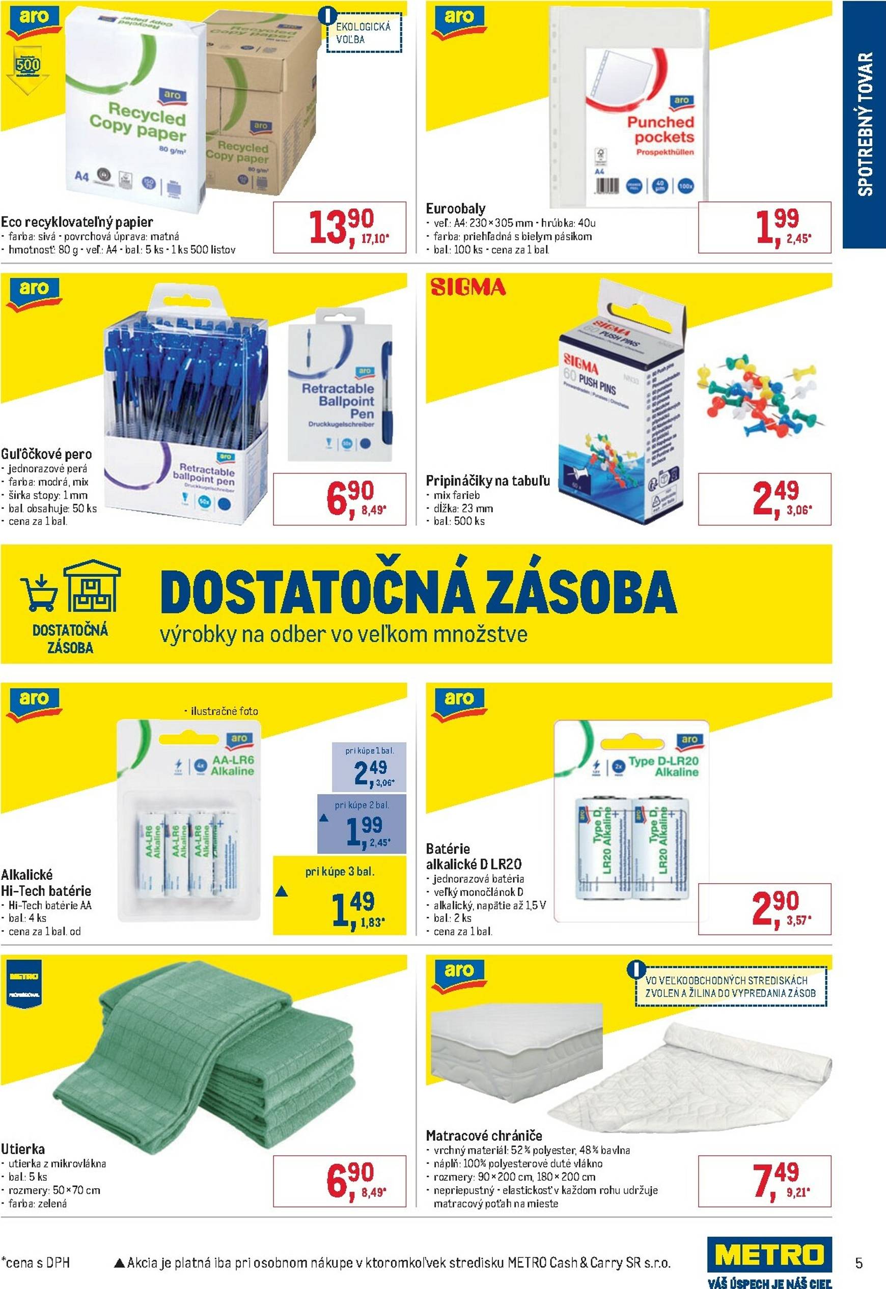 Page 5 of Aktuálny metro leták platný od stredy 28.01 do 10.02