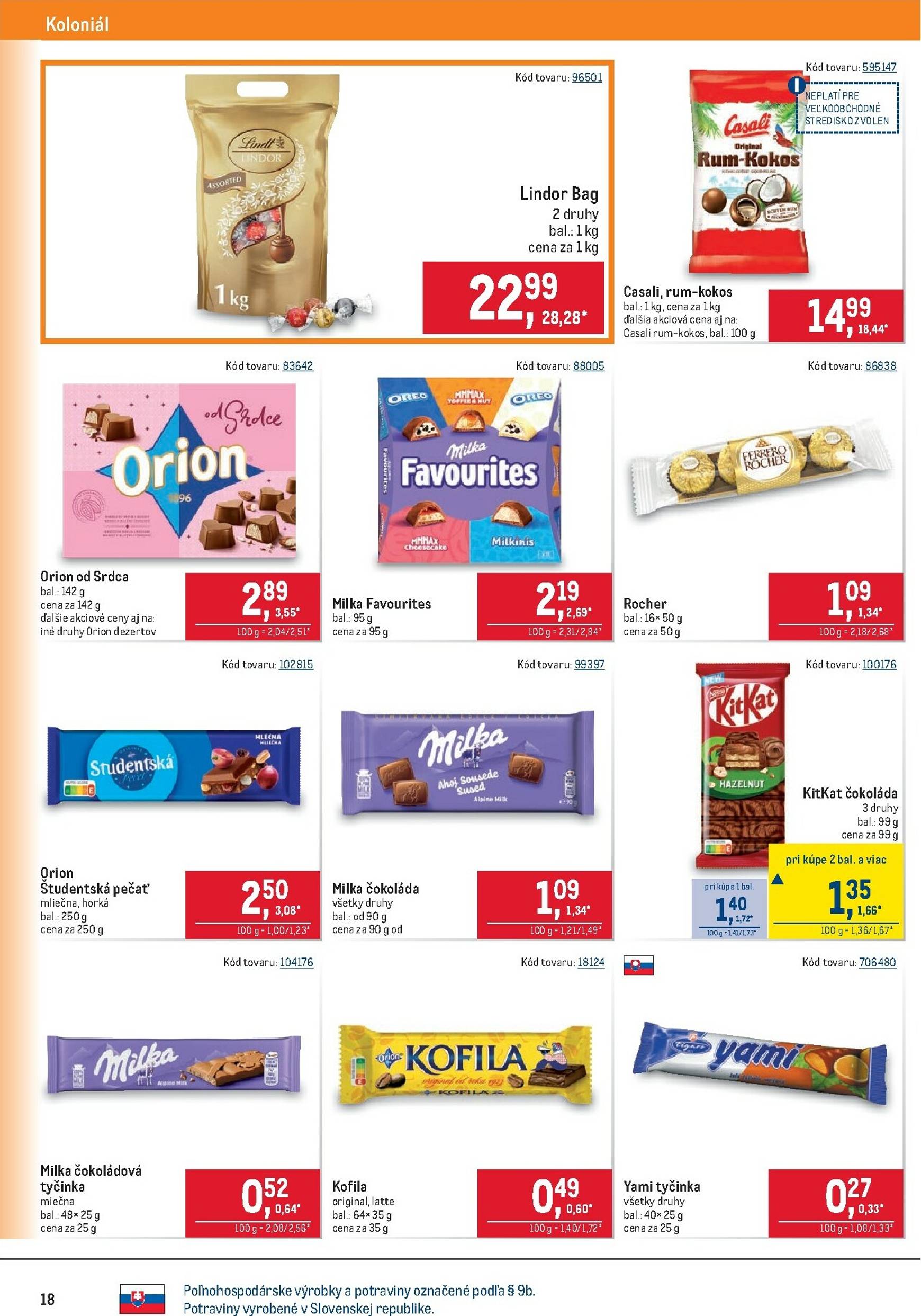 Page 18 of Aktuálny metro leták platný od stredy 28.01 do 10.02