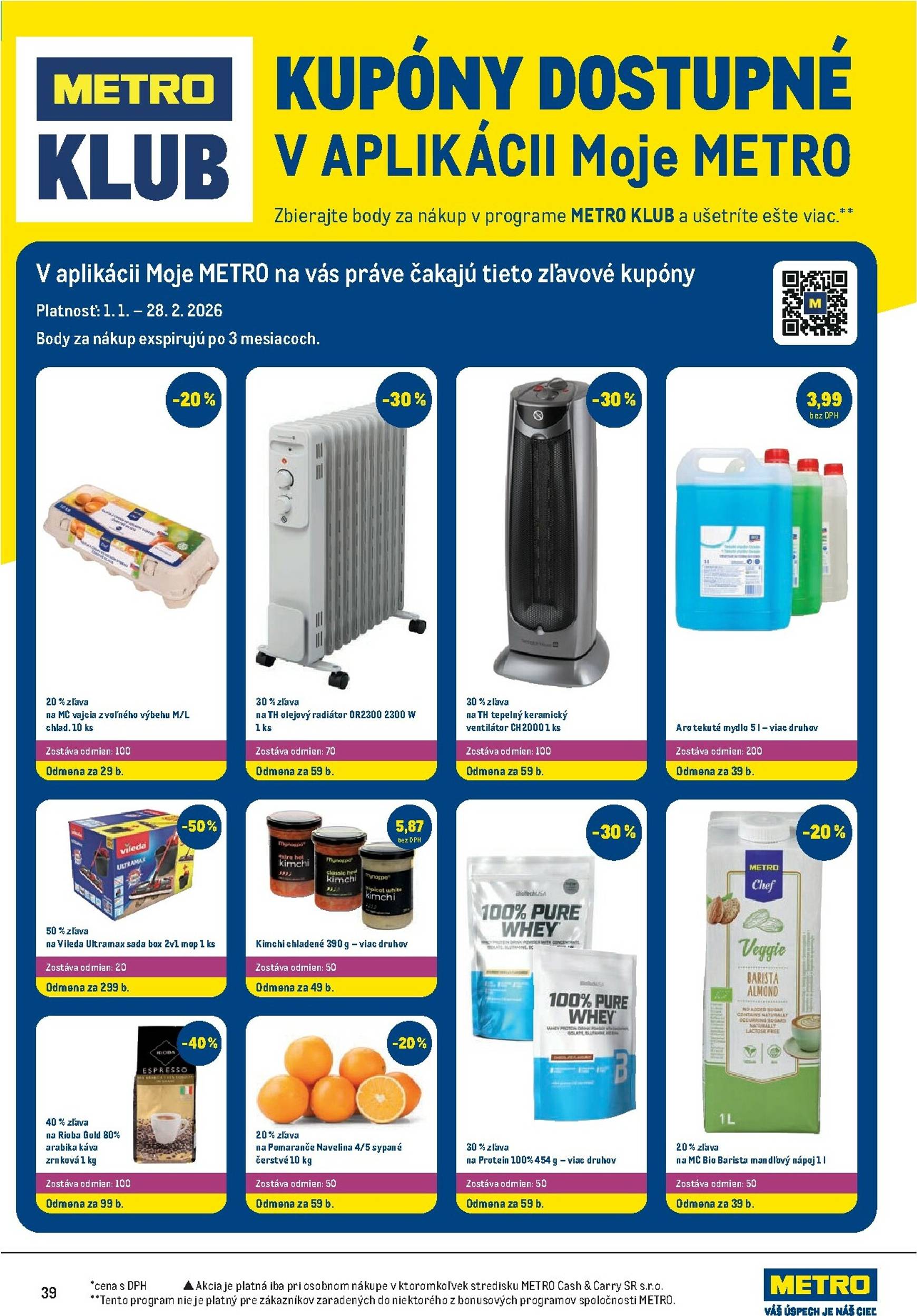 Page 39 of Aktuálny metro leták platný od stredy 28.01 do 10.02