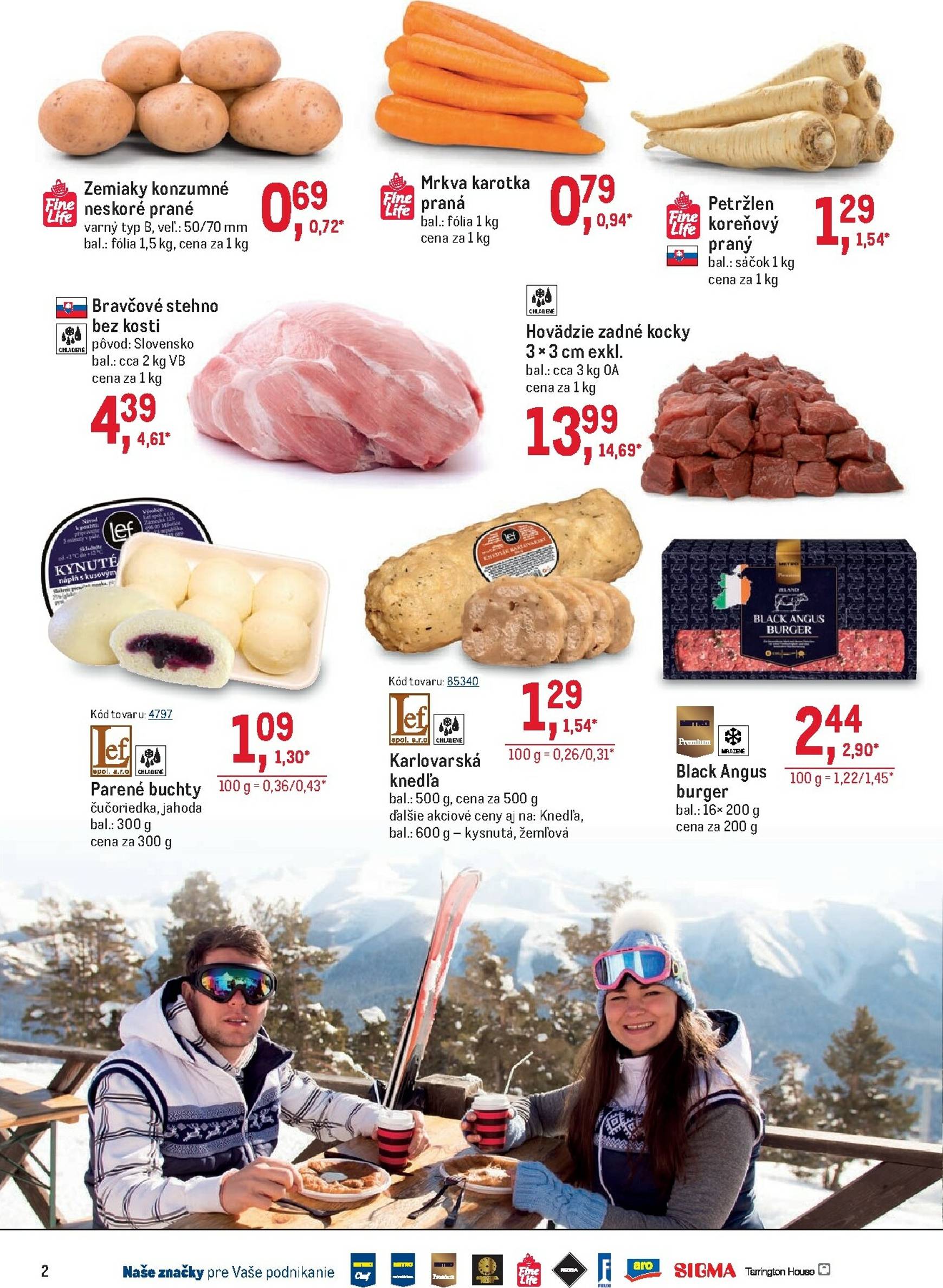 Page 2 of Aktuálny metro leták platný od stredy 28.01 do 10.02