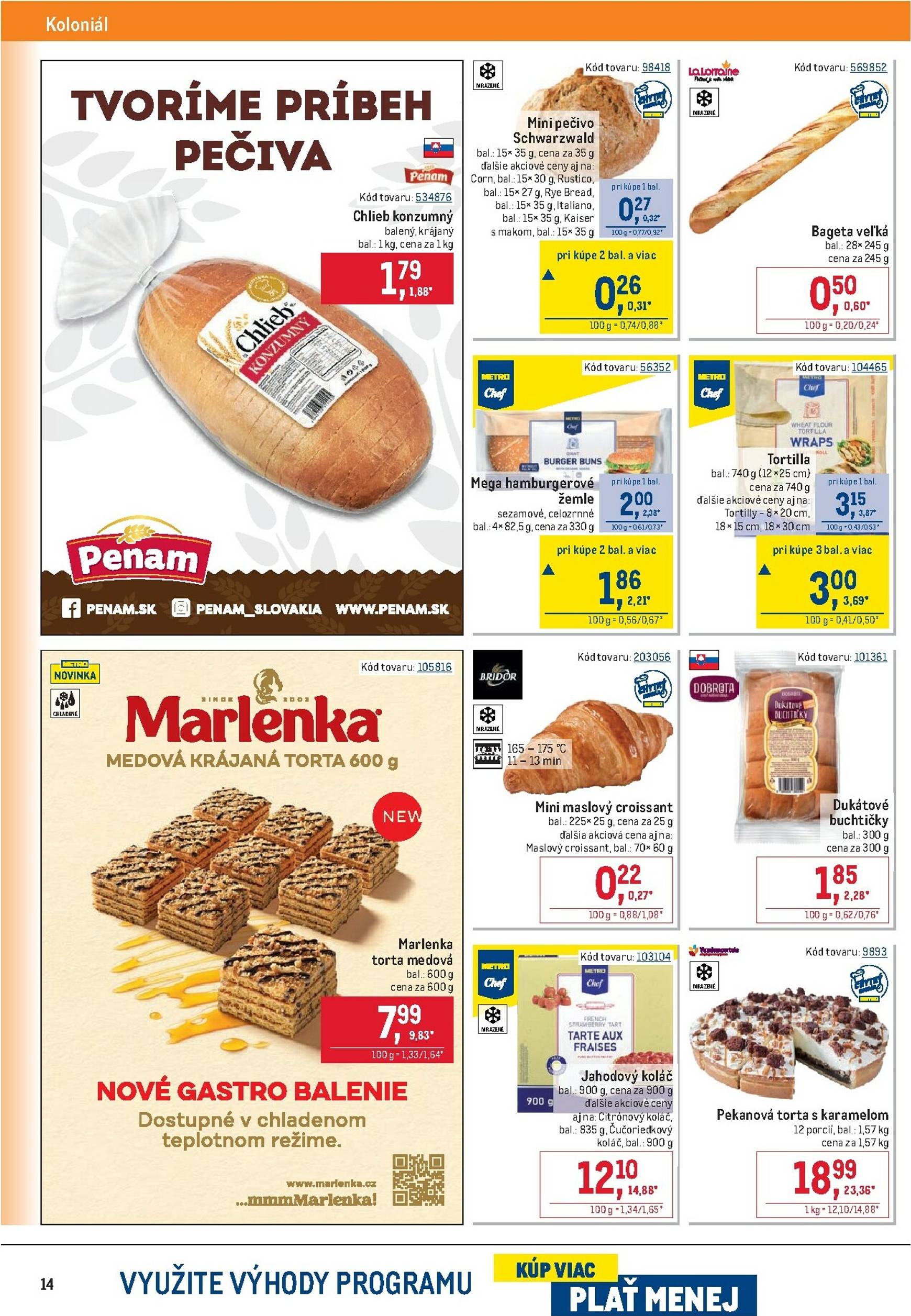 Page 14 of Aktuálny metro leták platný od stredy 28.01 do 24.02