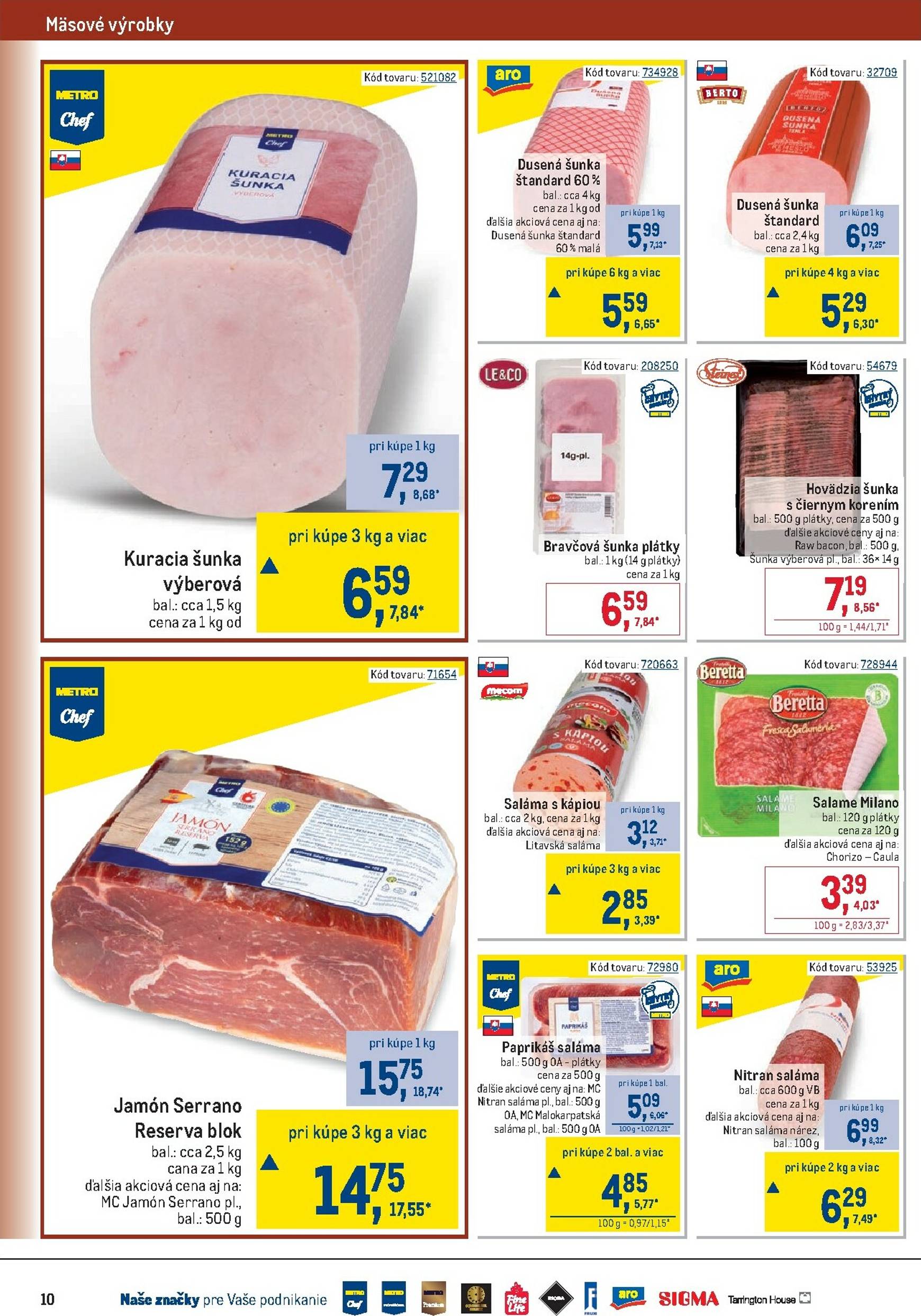 Page 10 of Aktuálny metro leták platný od stredy 28.01 do 24.02