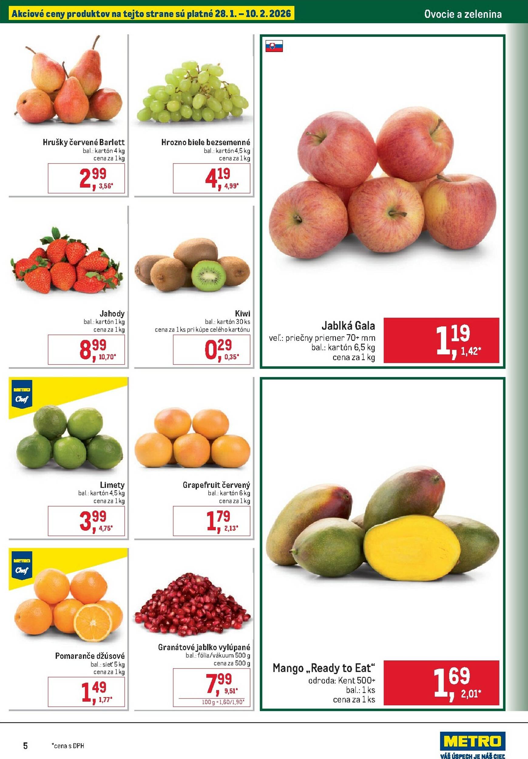 Page 5 of Aktuálny metro leták platný od stredy 28.01 do 24.02