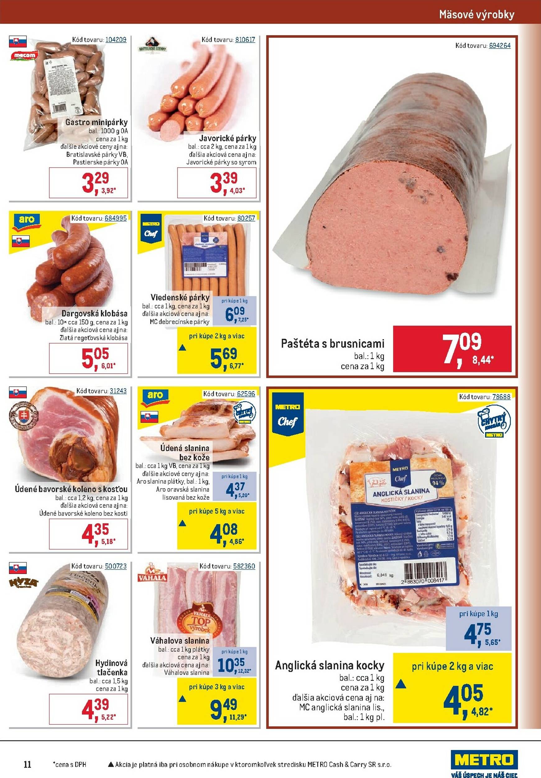 Page 11 of Aktuálny metro leták platný od stredy 28.01 do 24.02