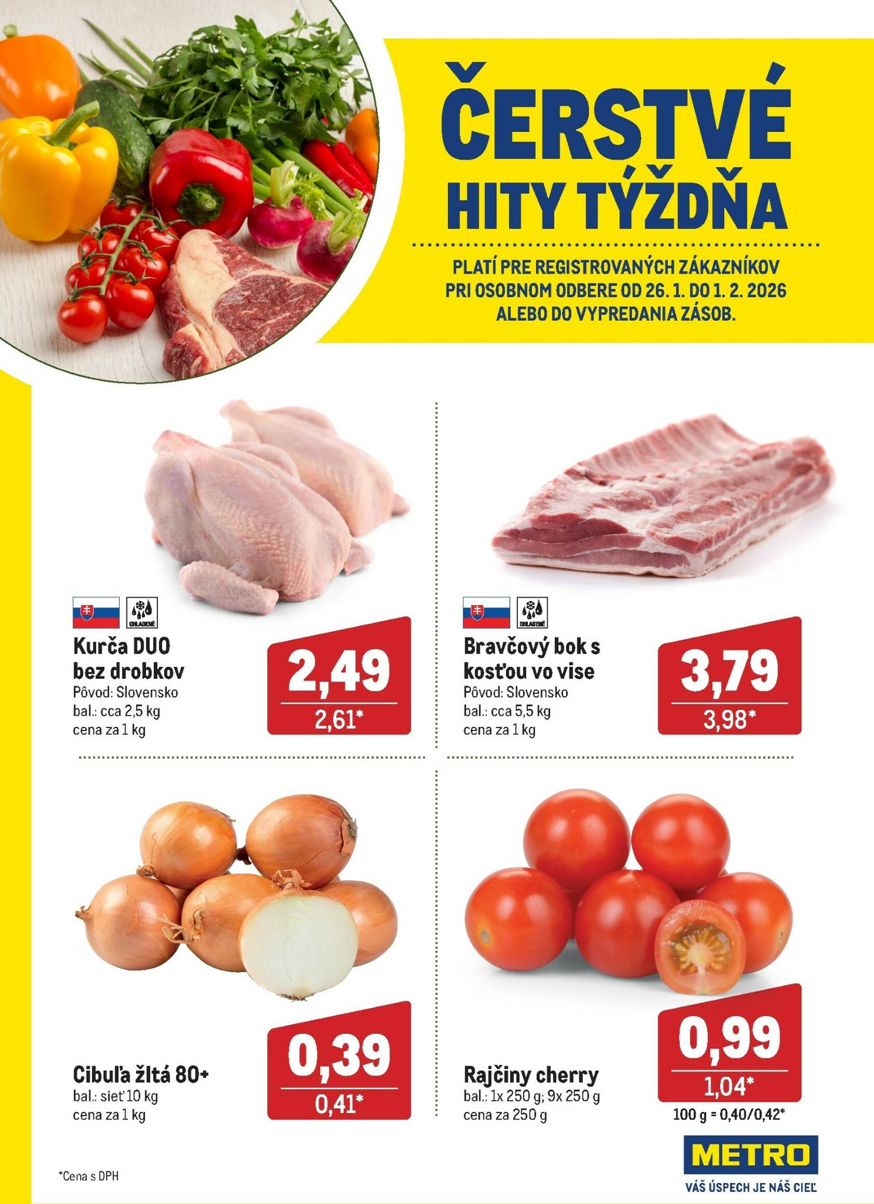 Page 1 of Aktuálny metro leták platný od pondelka 26.01 do 01.02