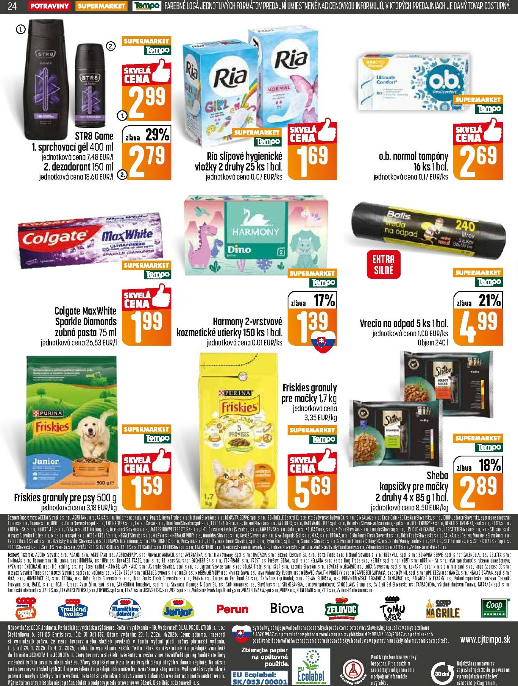 Page 24 of Aktuálny coop-jednota leták platný od štvrtka 29.01 do 04.02