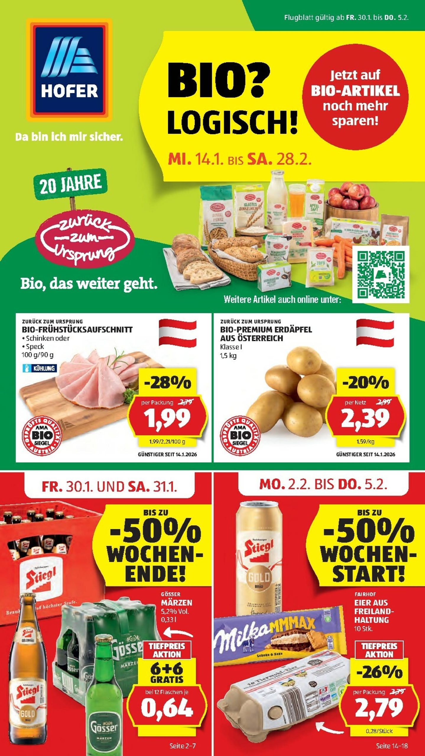 Page 1 of Aktuálny hofer-rakusko leták platný od piatka 30.01 do 05.02