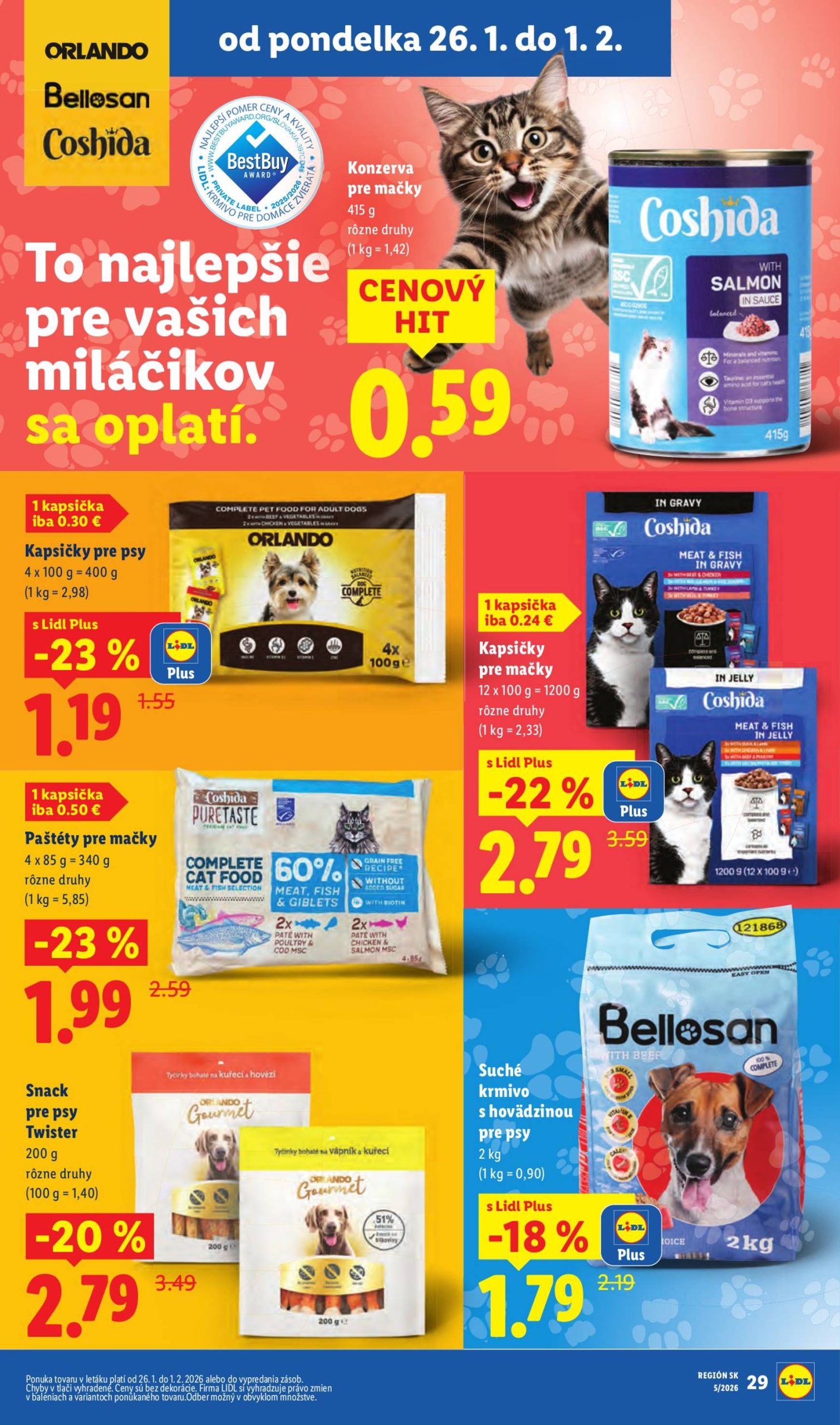 Page 69 of Aktuálny lidl leták platný od štvrtka 29.01 do 01.02