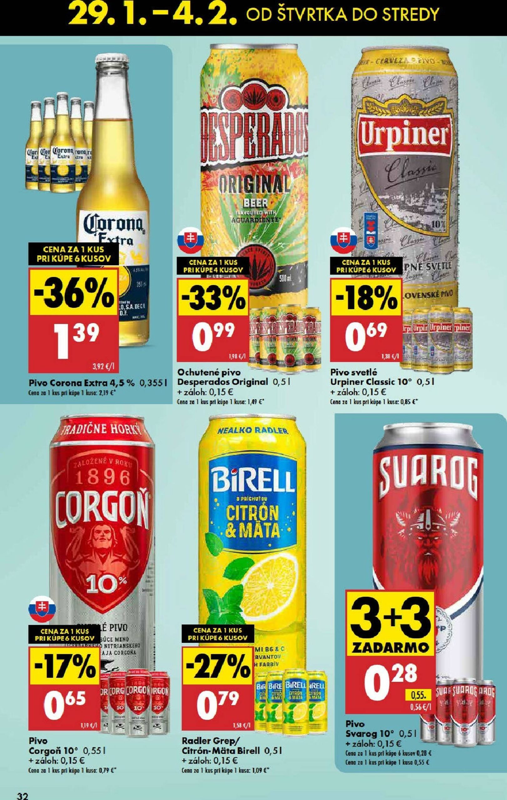 Page 32 of Aktuálny biedronka leták platný od štvrtka 29.01 do 04.02