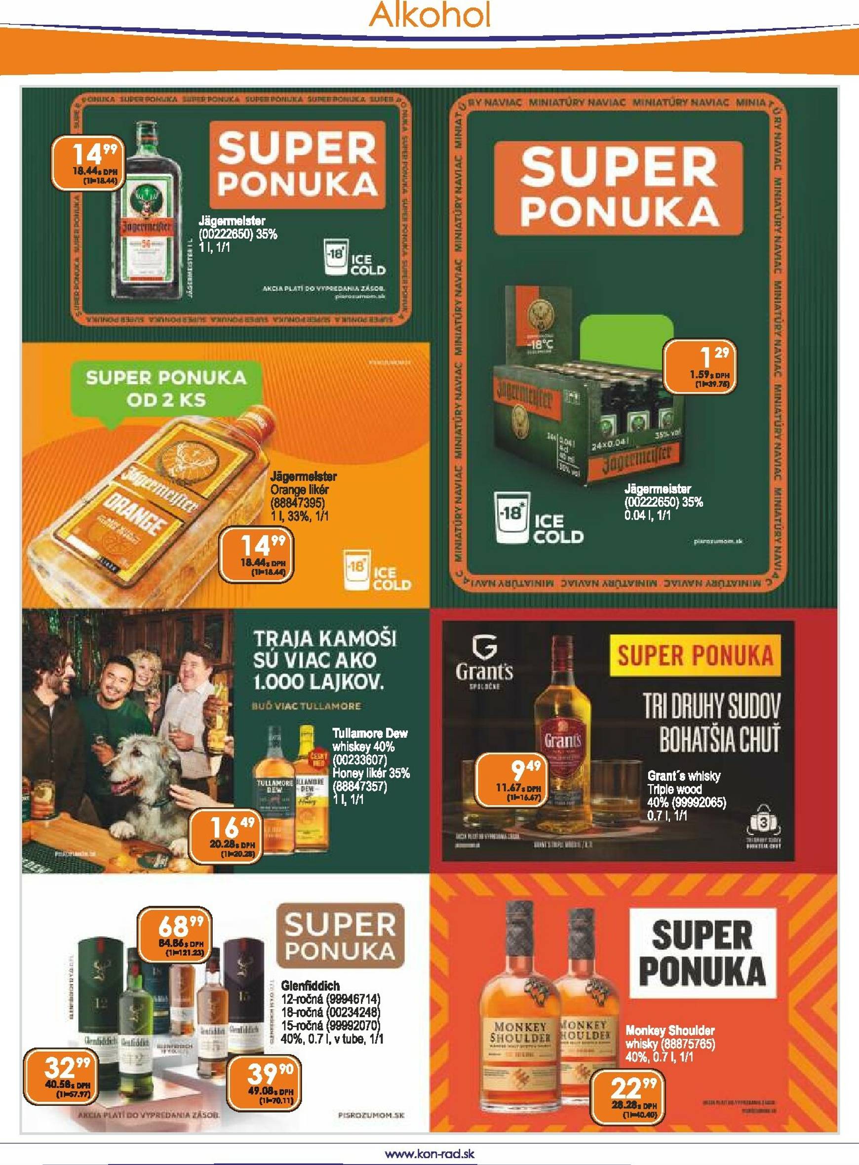 Page 2 of Aktuálny kon-rad leták platný od štvrtka 08.01 do 31.01