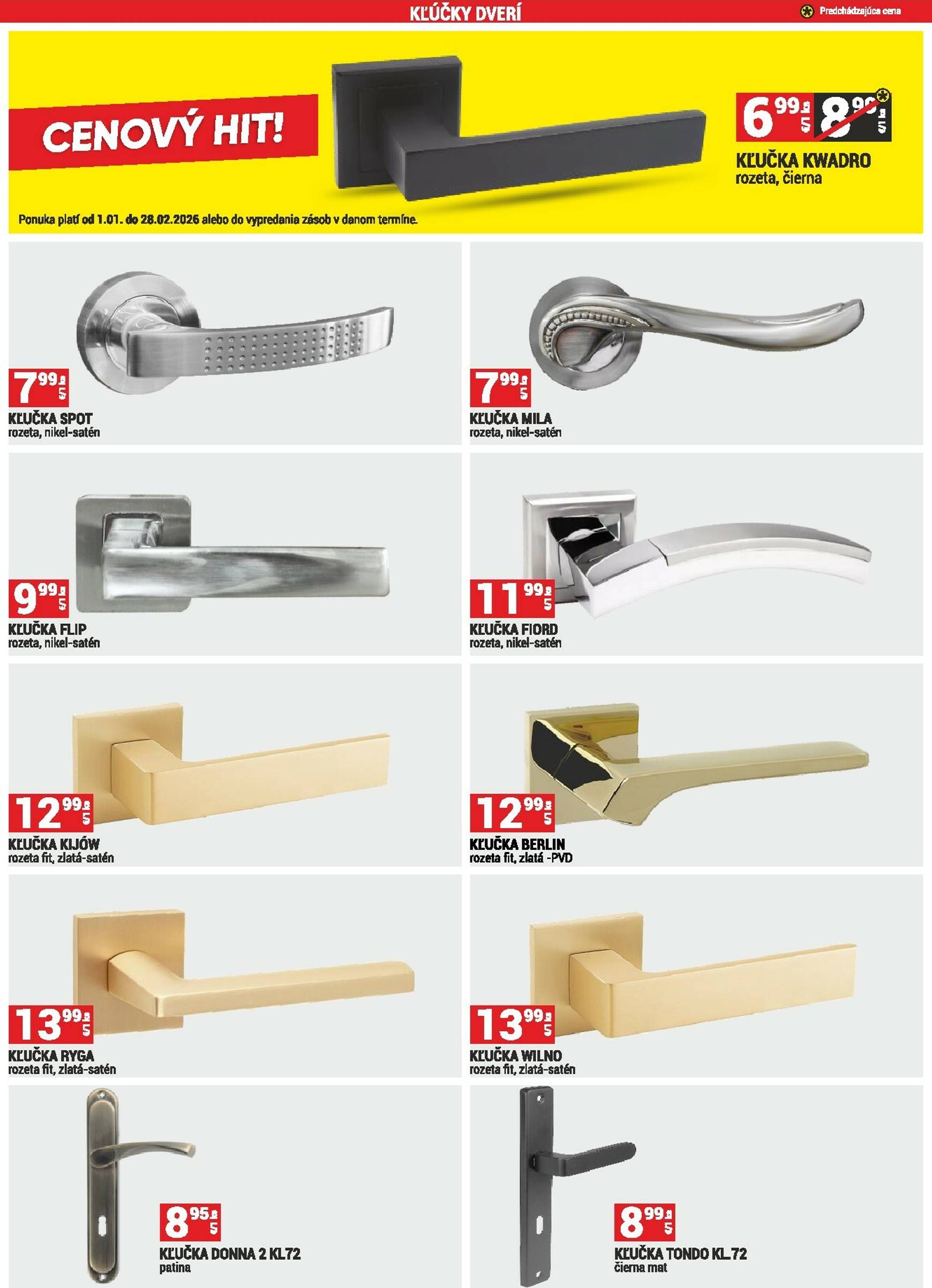 Page 3 of Aktuálny merkury-market leták platný od piatka 02.01 do 31.01