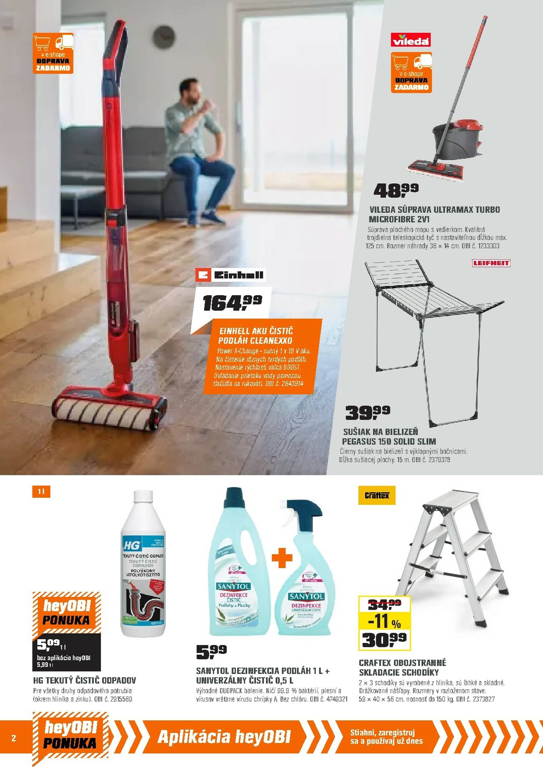 Page 2 of Aktuálny obi leták platný od piatka 02.01 do 31.01